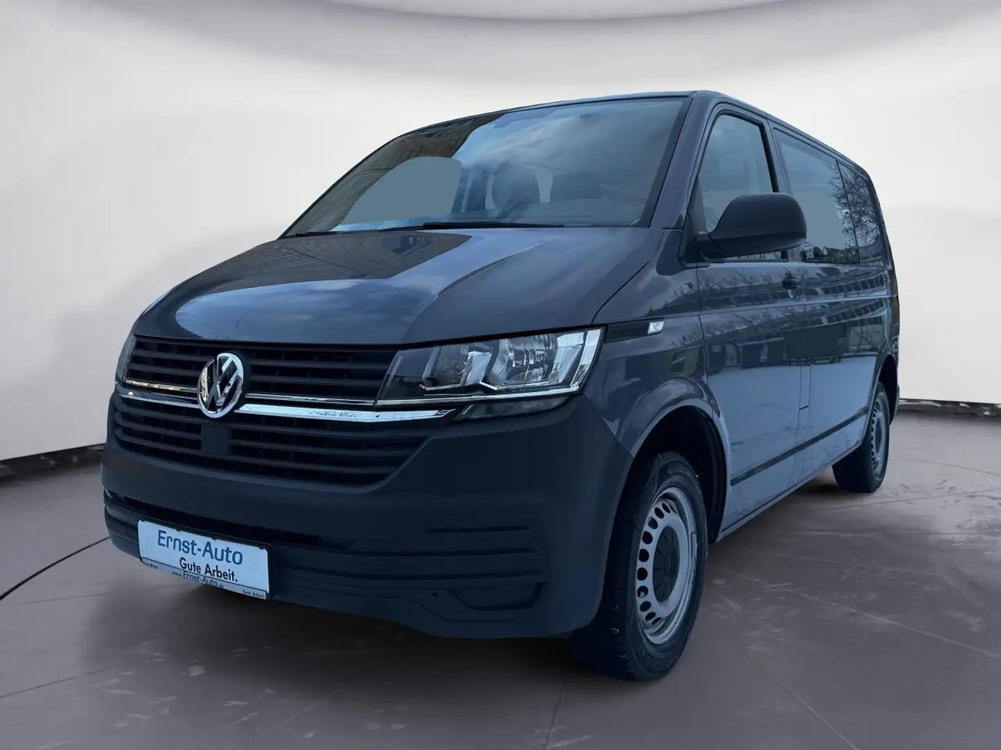 Volkswagen T6.1 Transporter Kasten EcoProfi 2.0 TDI KR +ZUSATZHZG.+ Gris - 1