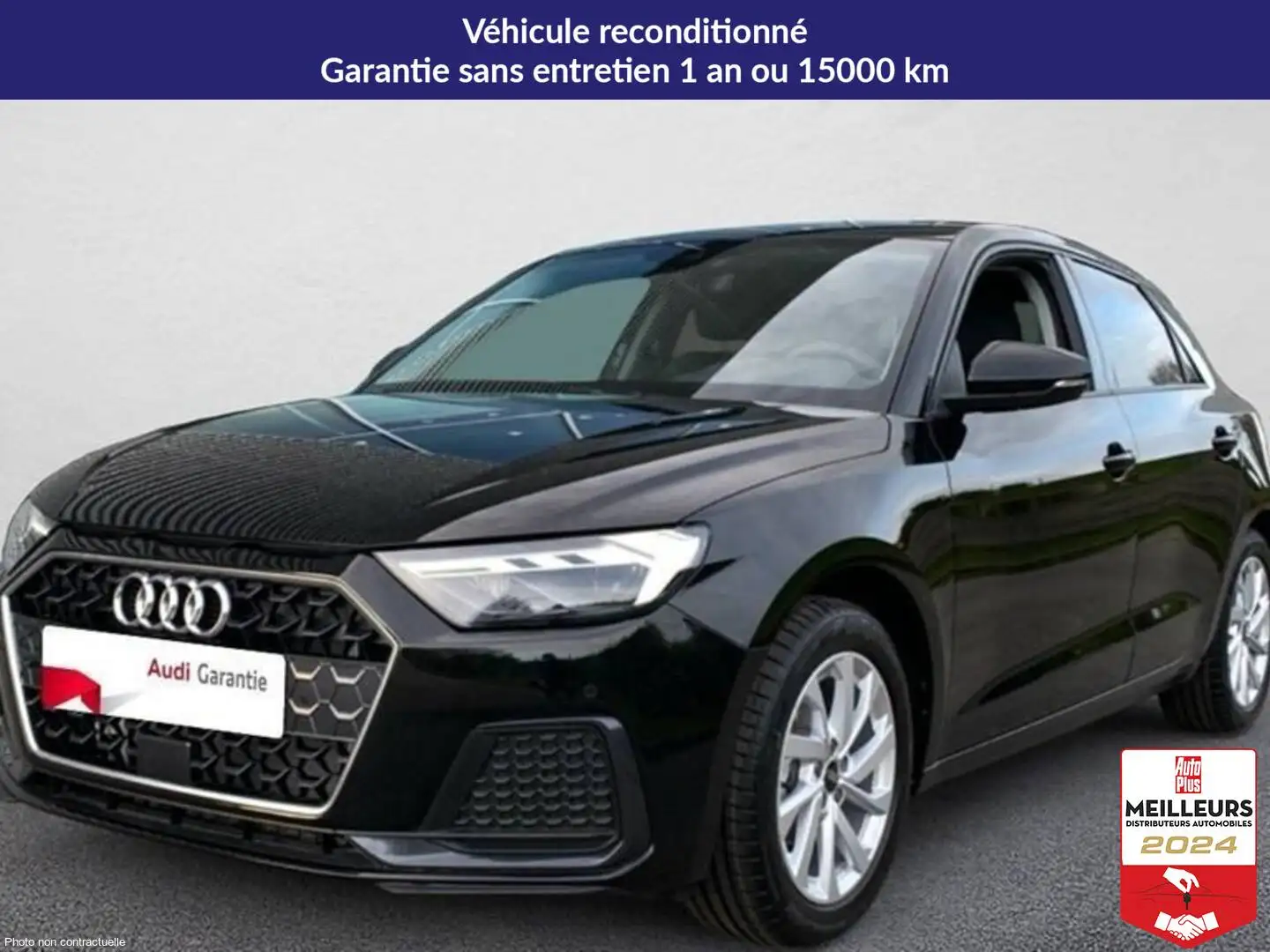 Audi A1 25 tfsi 95 ch s tronic 7 avus Noir - 1