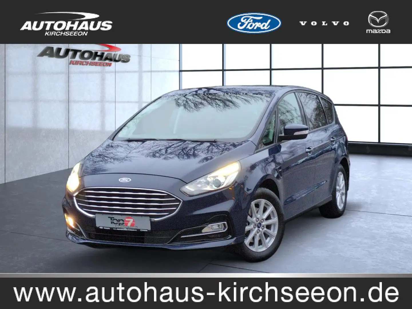 Ford S-Max 2.5 Duratec FHEV Hybrid Titanium Automatik Blau - 1