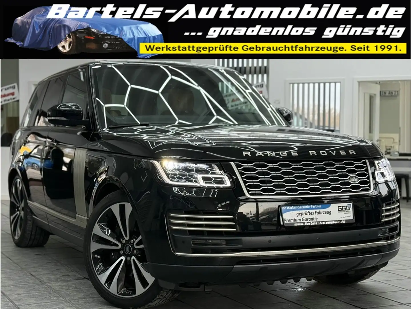 Land Rover Range Rover 5.0 V8 AWD Fifty, LED, 360°, Voll ! Schwarz - 1