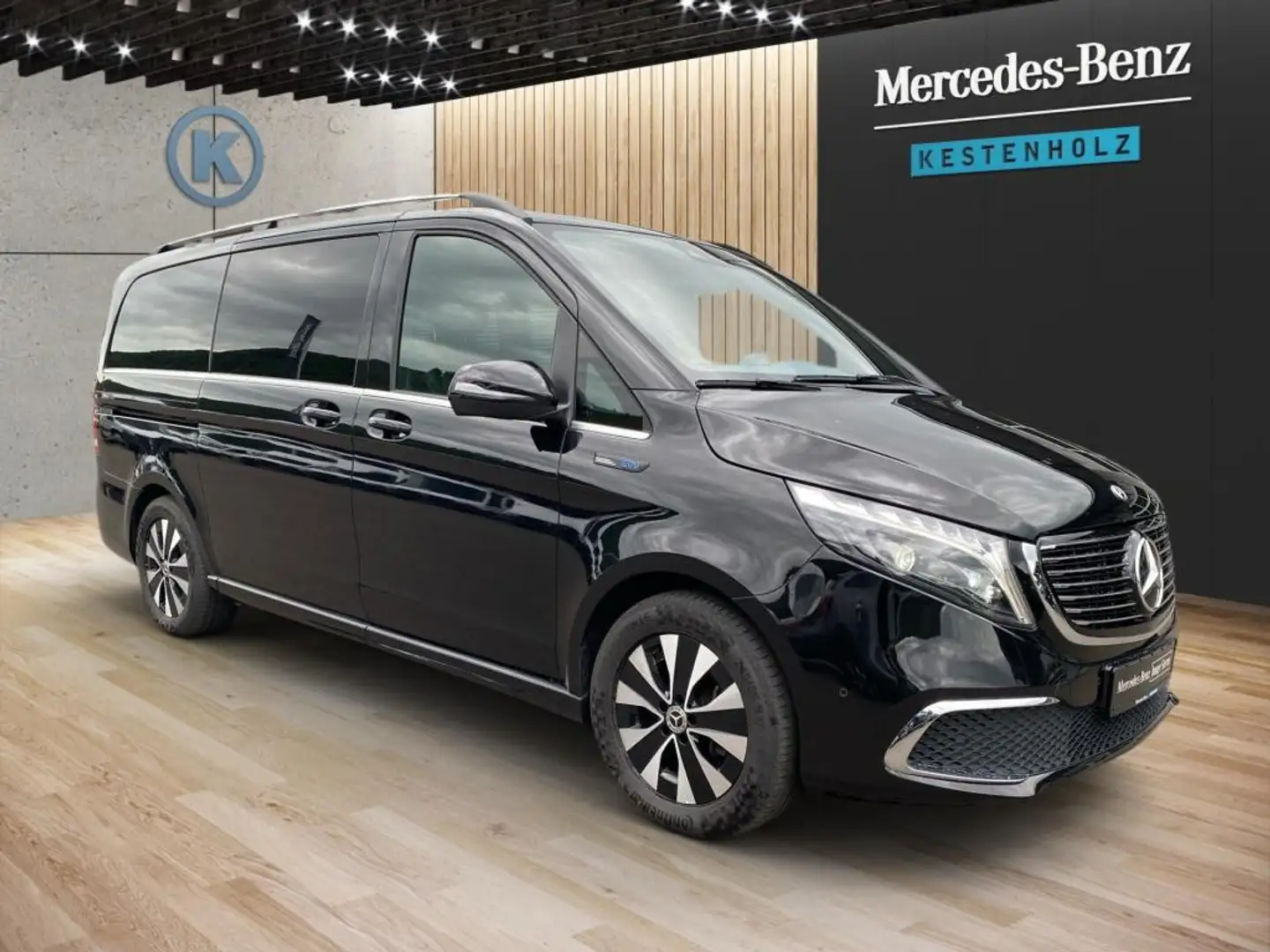 Mercedes-Benz EQV 300 Lang *AVANTGARDE*AMG*MBUX*STHZ*360°KAM* Negro - 2