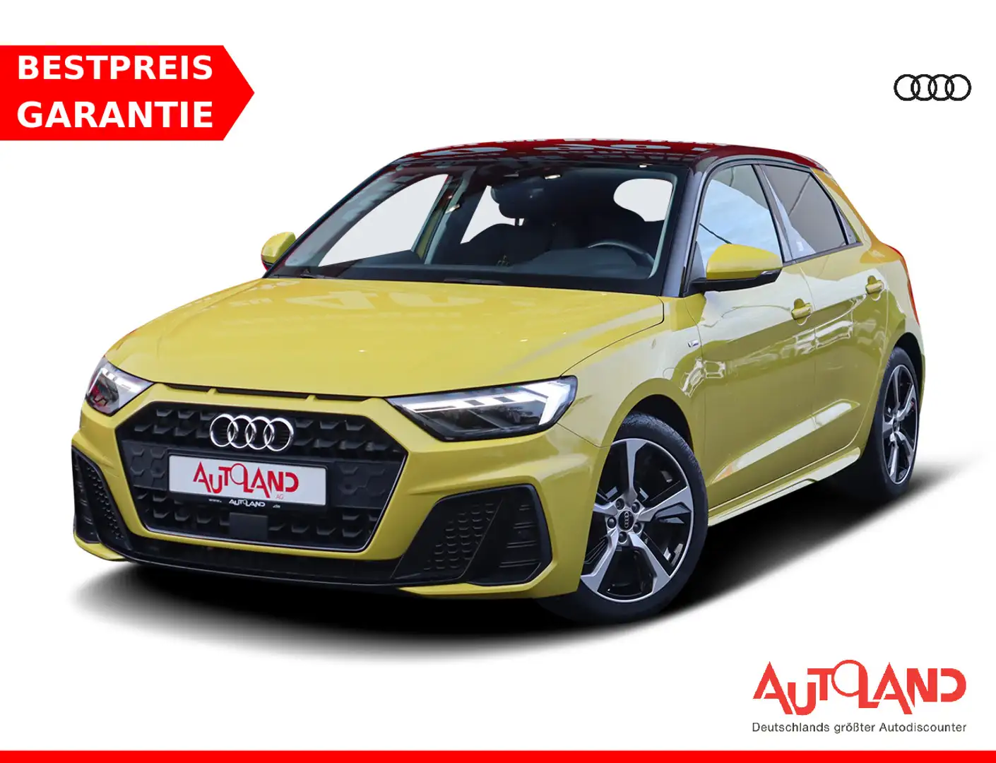 Audi A1 Sportback 30 TFSI S line LED Navi Sitzheizung Gelb - 1