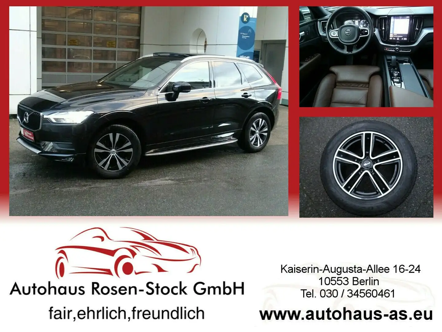 Volvo XC60 B4 AWD Mom Pro D,Leder,ACC,Panor,AHK Noir - 1