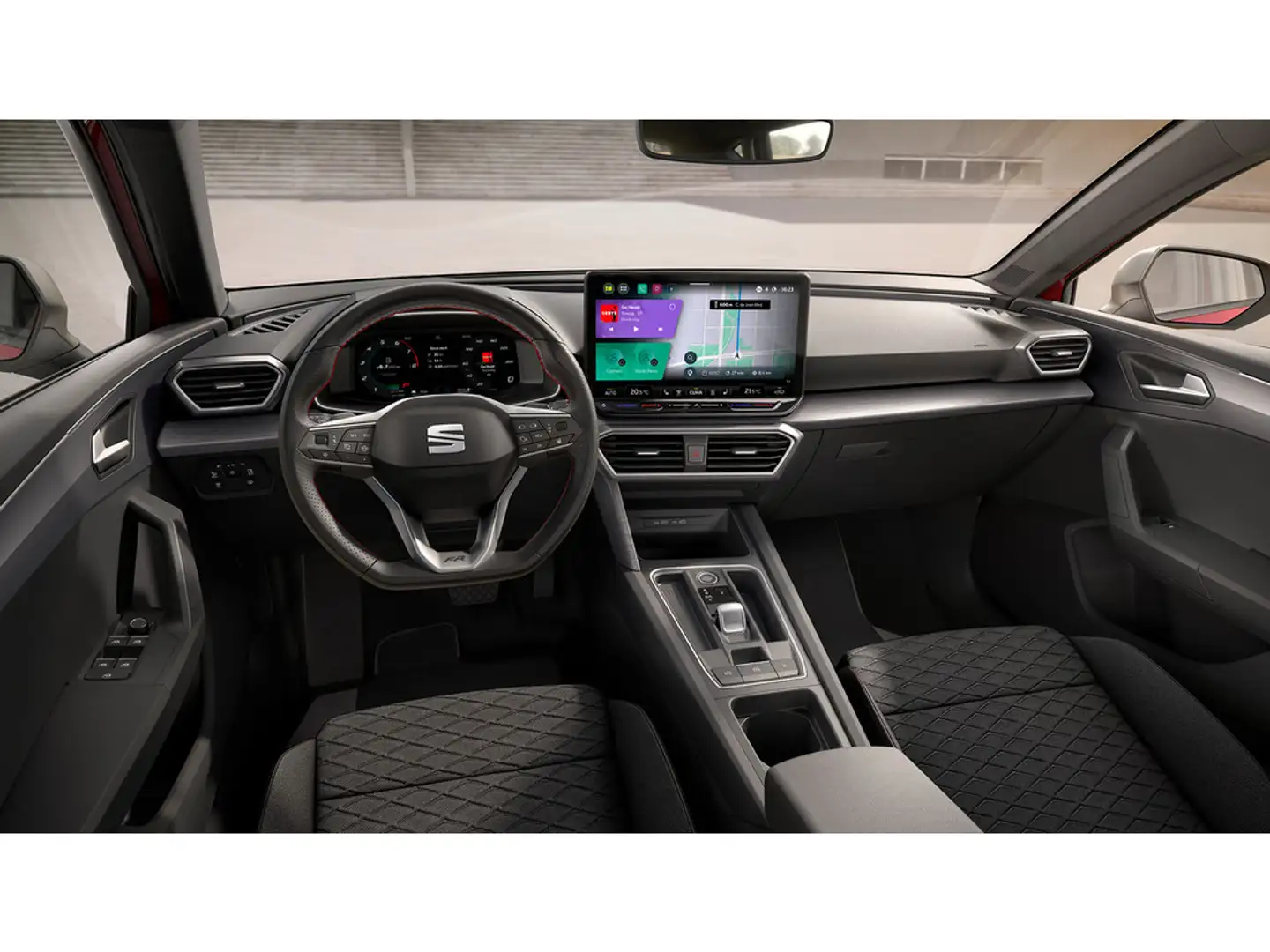SEAT Leon 2.0 TDI FR-Line DSG Navi*RFK*LED*SHZ Schwarz - 2
