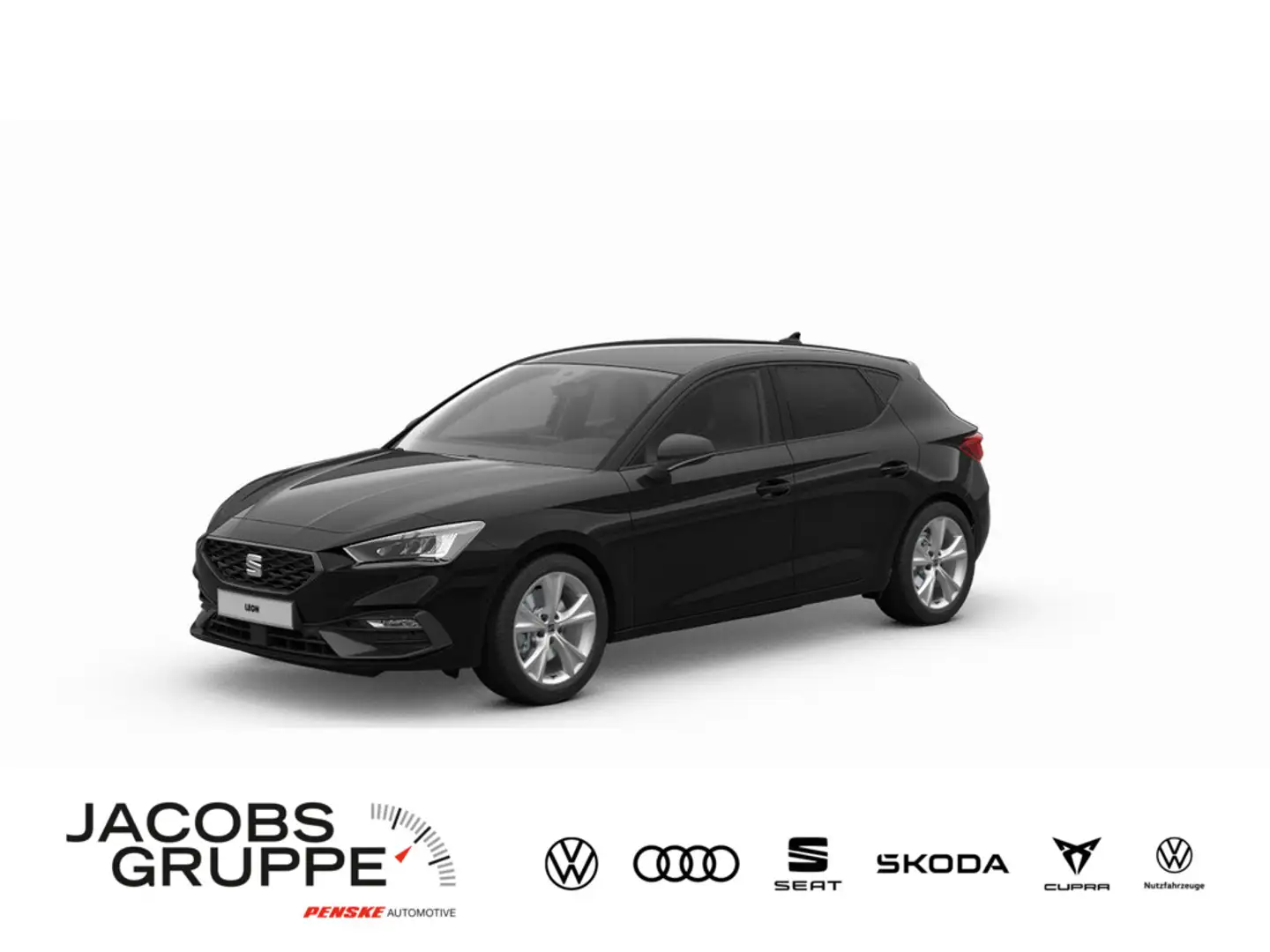 SEAT Leon 2.0 TDI FR-Line DSG Navi*RFK*LED*SHZ Schwarz - 1