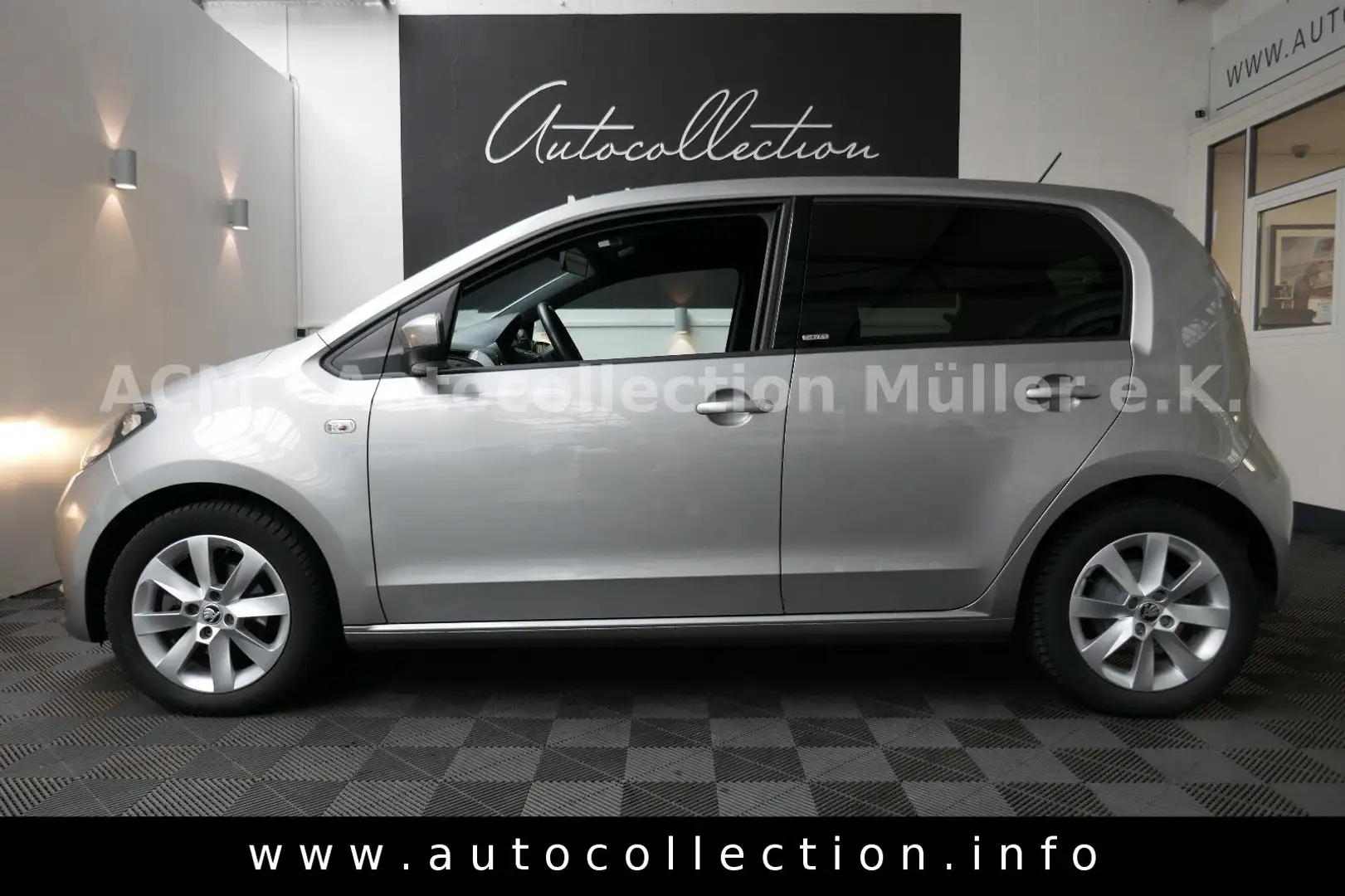 Skoda Citigo Clever*2.Hand*Automatik ASG*Klima*PDC*DAB Zilver - 2