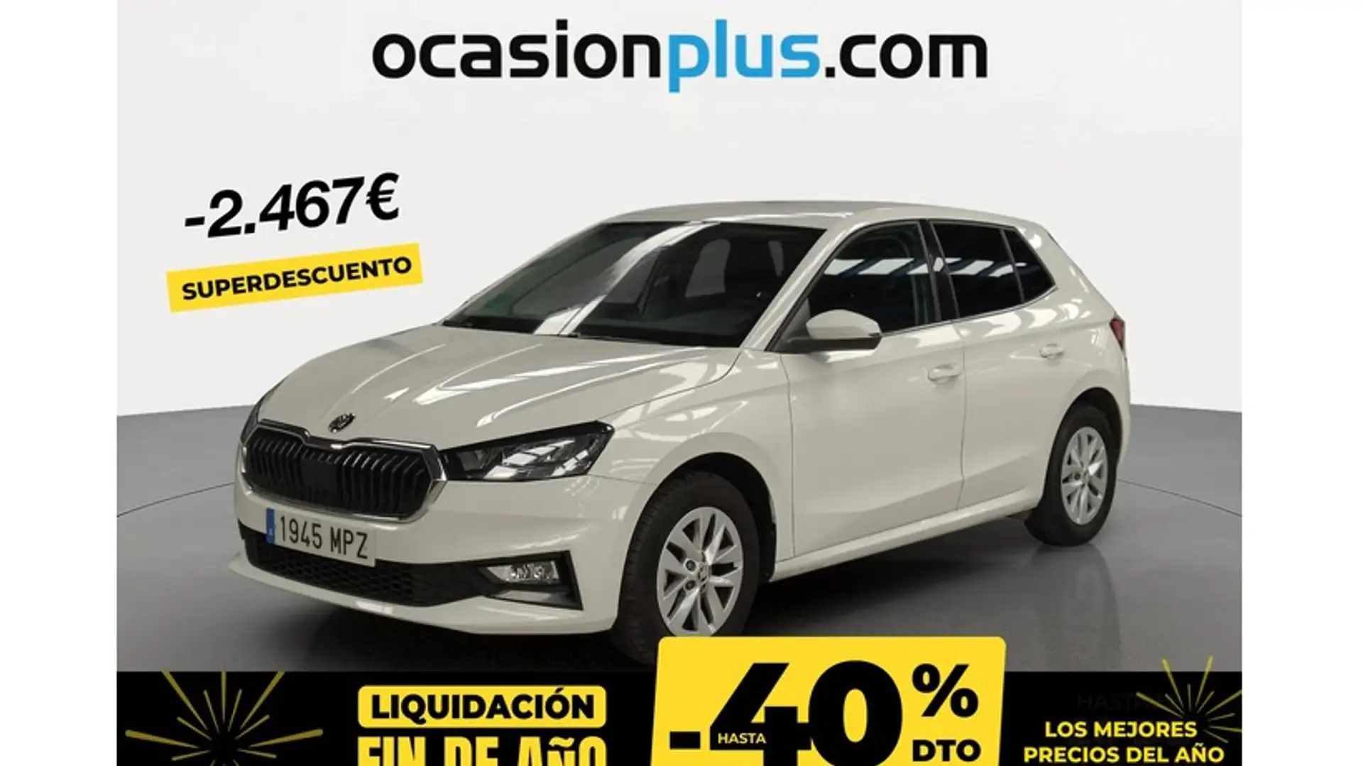 Skoda Fabia 1.0 TSI Selection 70kW Blanco - 1