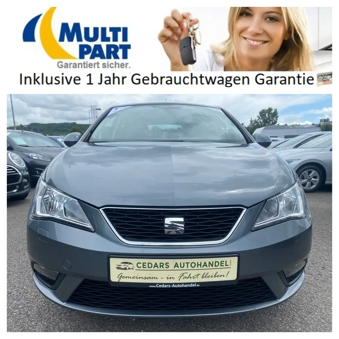 SEAT Ibiza 1.2 TSI i-Tech 1.Hand Navi Tempomat Einparkhilfe Grau - 2