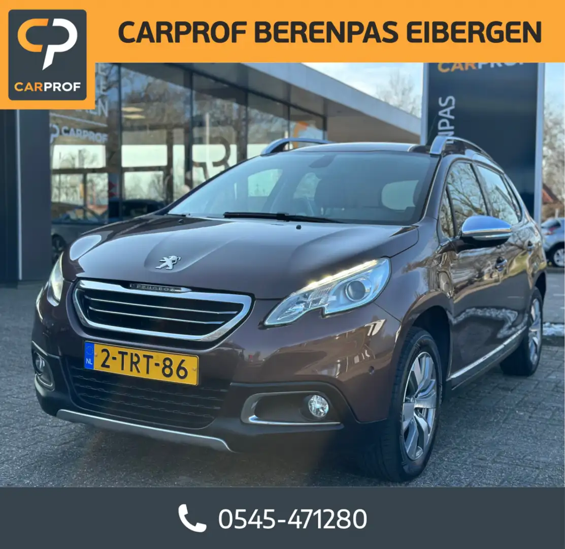 Peugeot 2008 1.2 VTi Allure Premium Pack '' PDC - Trekhaak - In Bruin - 1