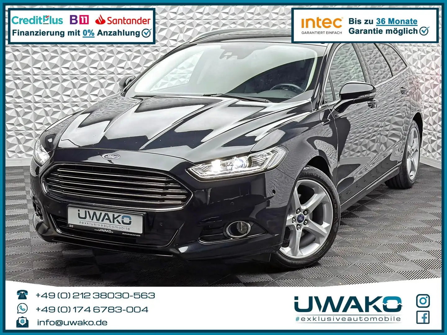 Ford Mondeo TURNIER 2.0 ECOBOOST/TITANIUM/PANO/KEYLES Noir - 1