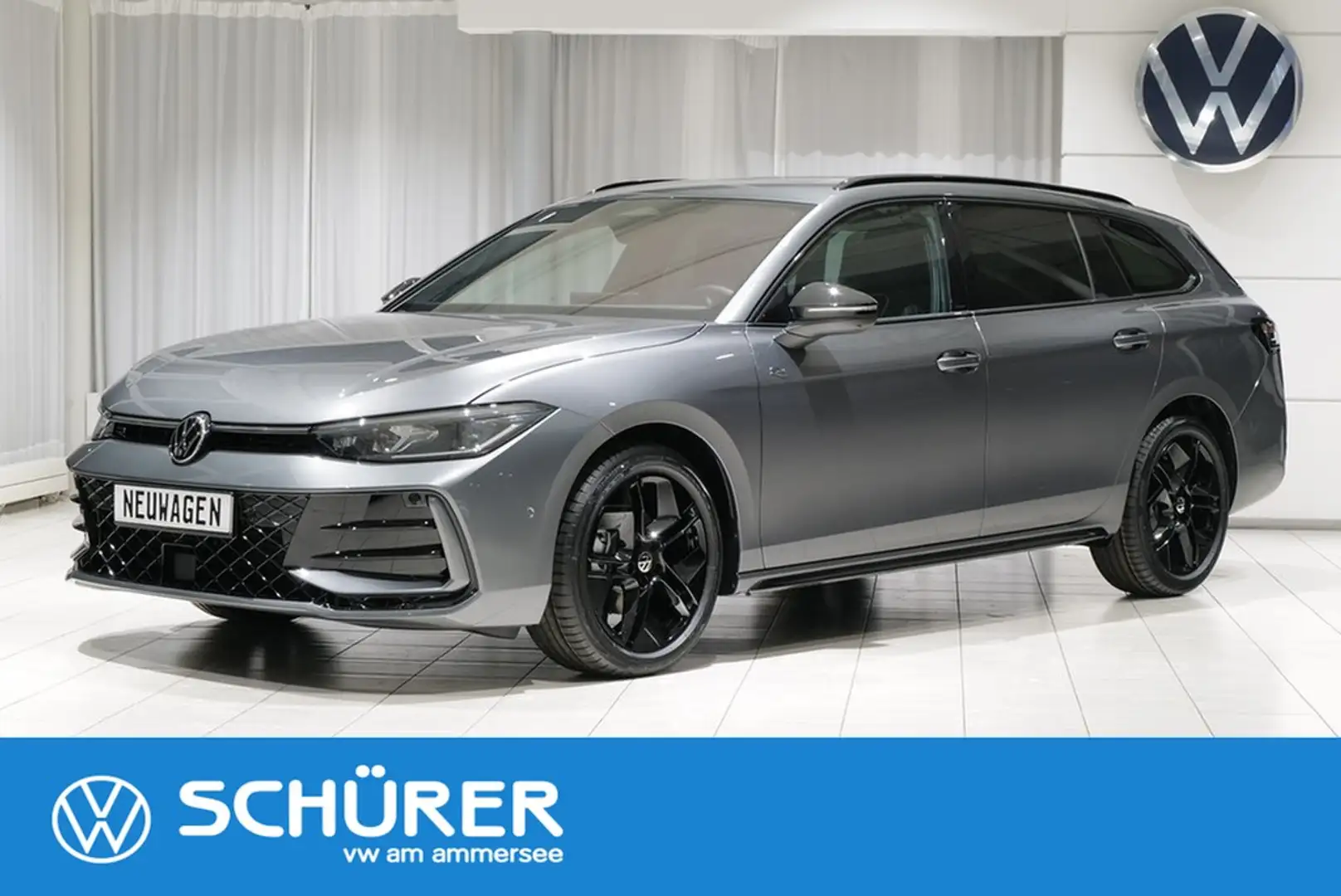 Volkswagen Passat Variant 2.0TDI DSG R-line AHK StdHz Pano Keyless HUD Ma... Gris - 1