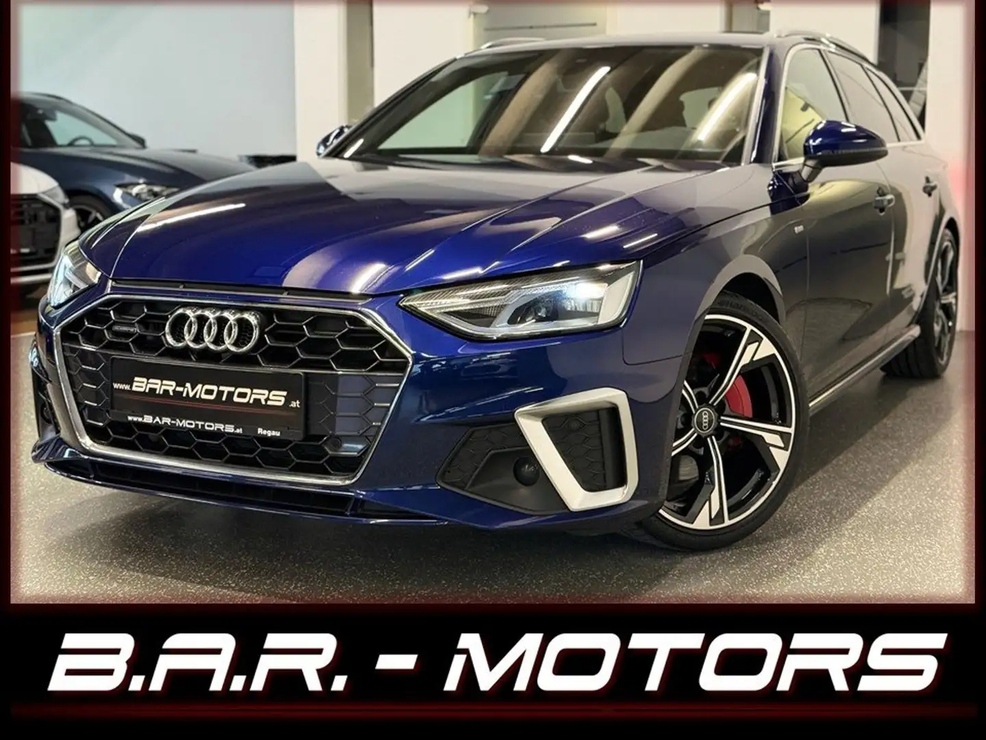Audi A4 40 quattro 2.0 TDI 3xS-LINE*B&O*AHK*LANE*KAMERA*K Blau - 1