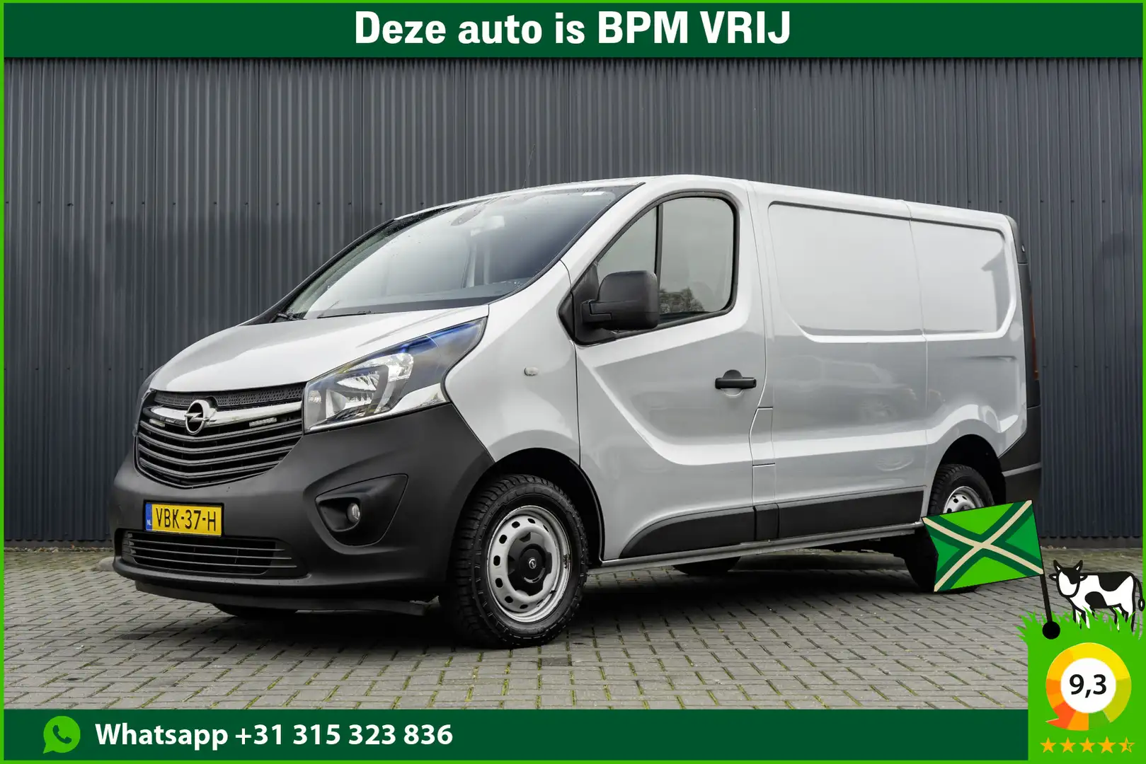 Opel Vivaro BiTurbo 1.6 CDTI | L1H1 | 125PK | LED | Camera | N Gris - 1