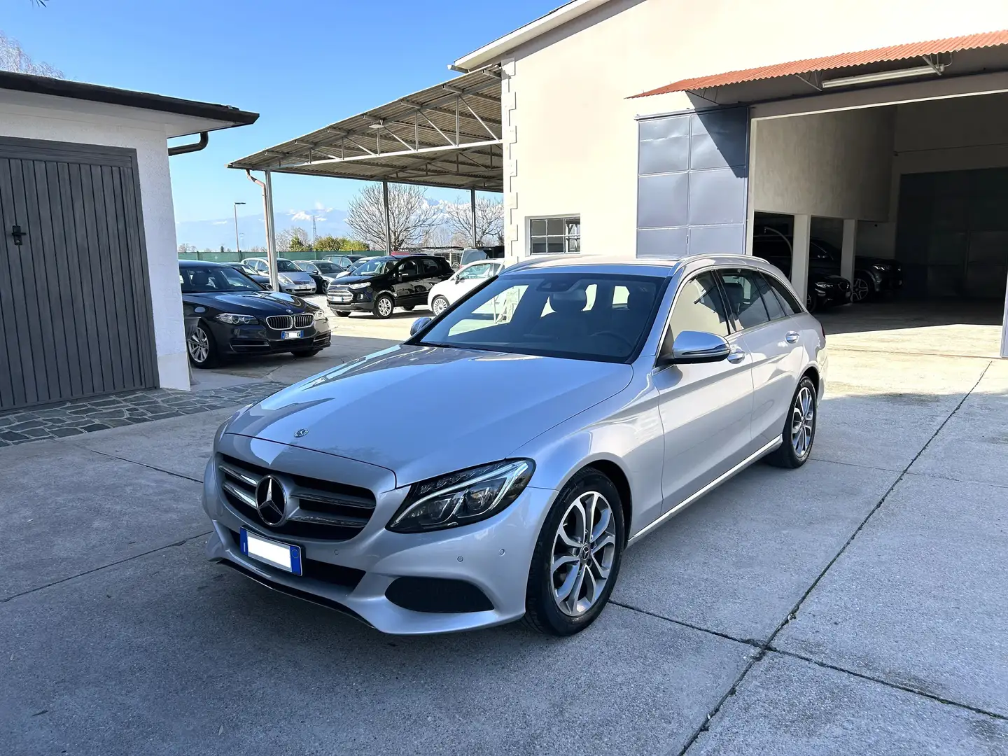 Mercedes-Benz C 220 d SW Sport auto euro6 Bellissima!!! Grigio - 1