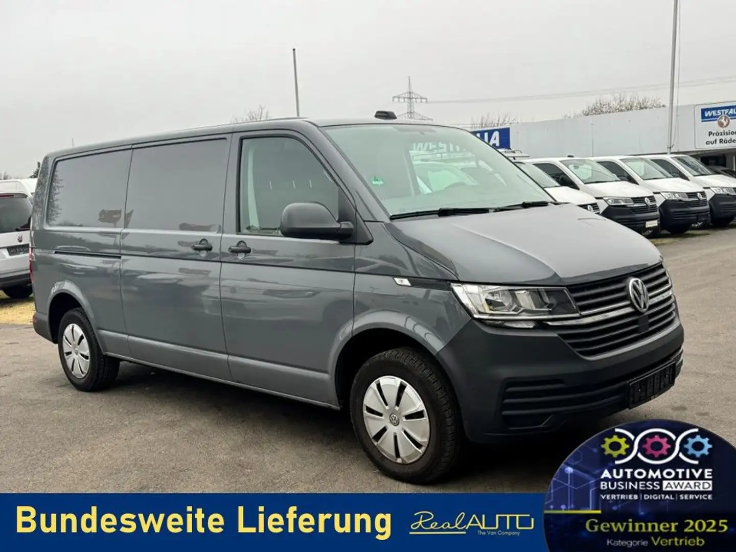 Volkswagen T6 Transporter 6.1 Kasten TDI LR Kamera*Tempomat Grau - 1