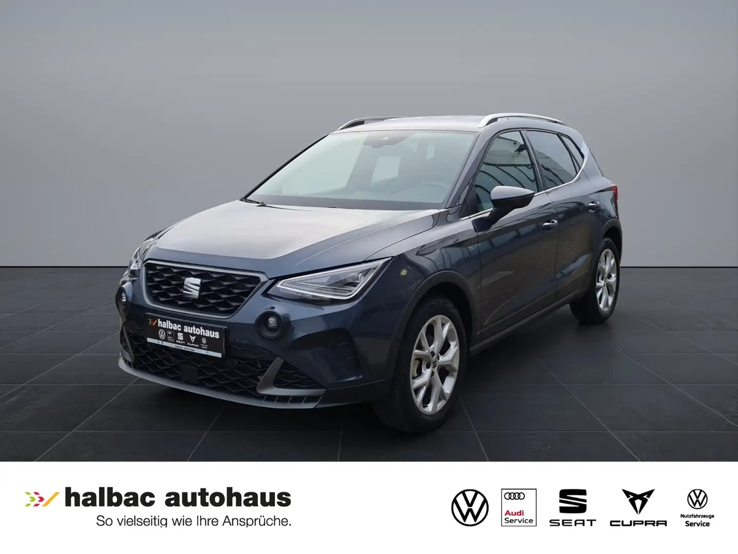 SEAT Arona 1.0 TSI DSG FR+VOLLED+NAVI+PDC+SHZ+ACC+CLIMATR Grau - 1