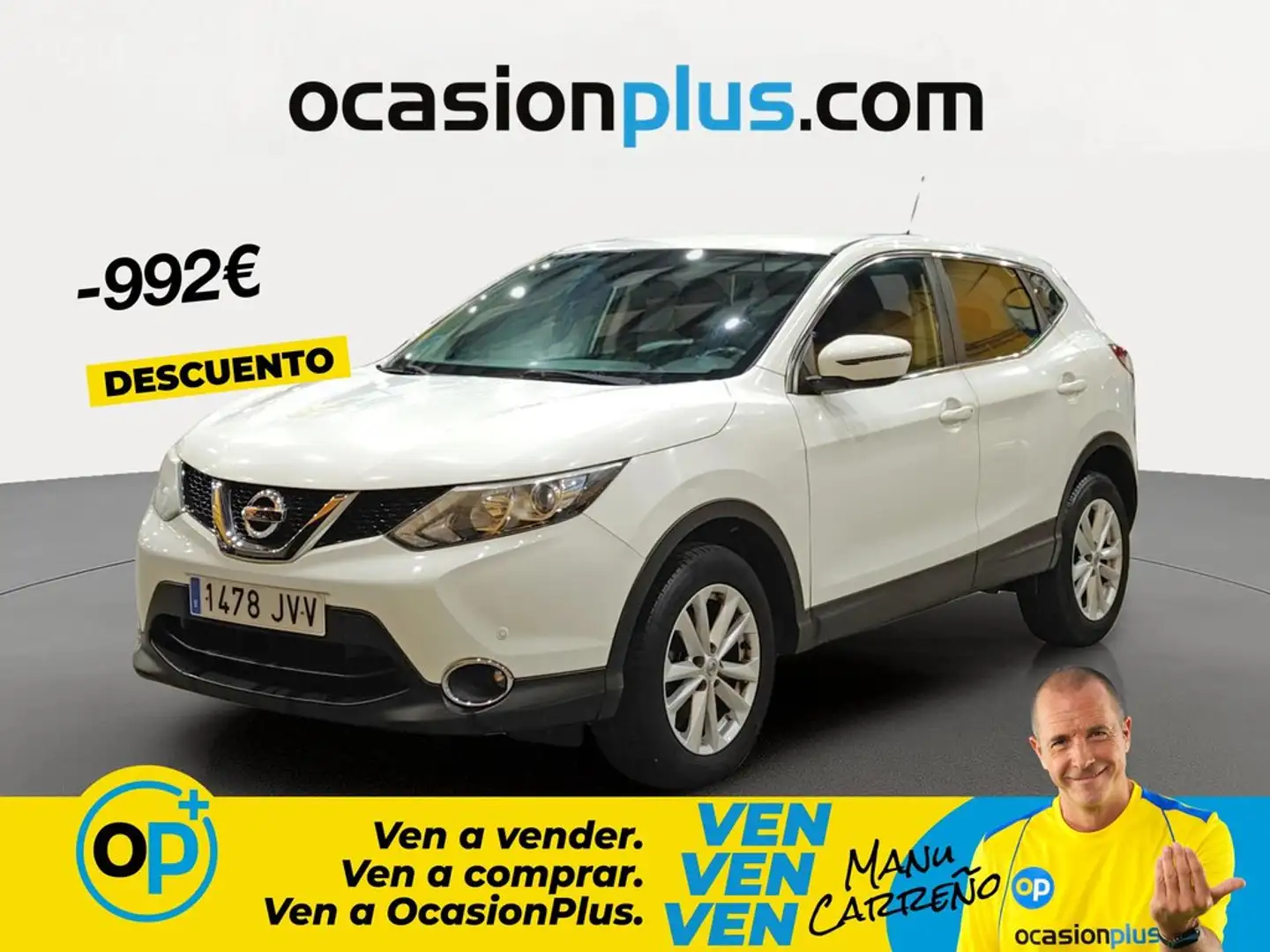 Nissan Qashqai 1.6dCi Acenta 4x4-i Blanco - 1