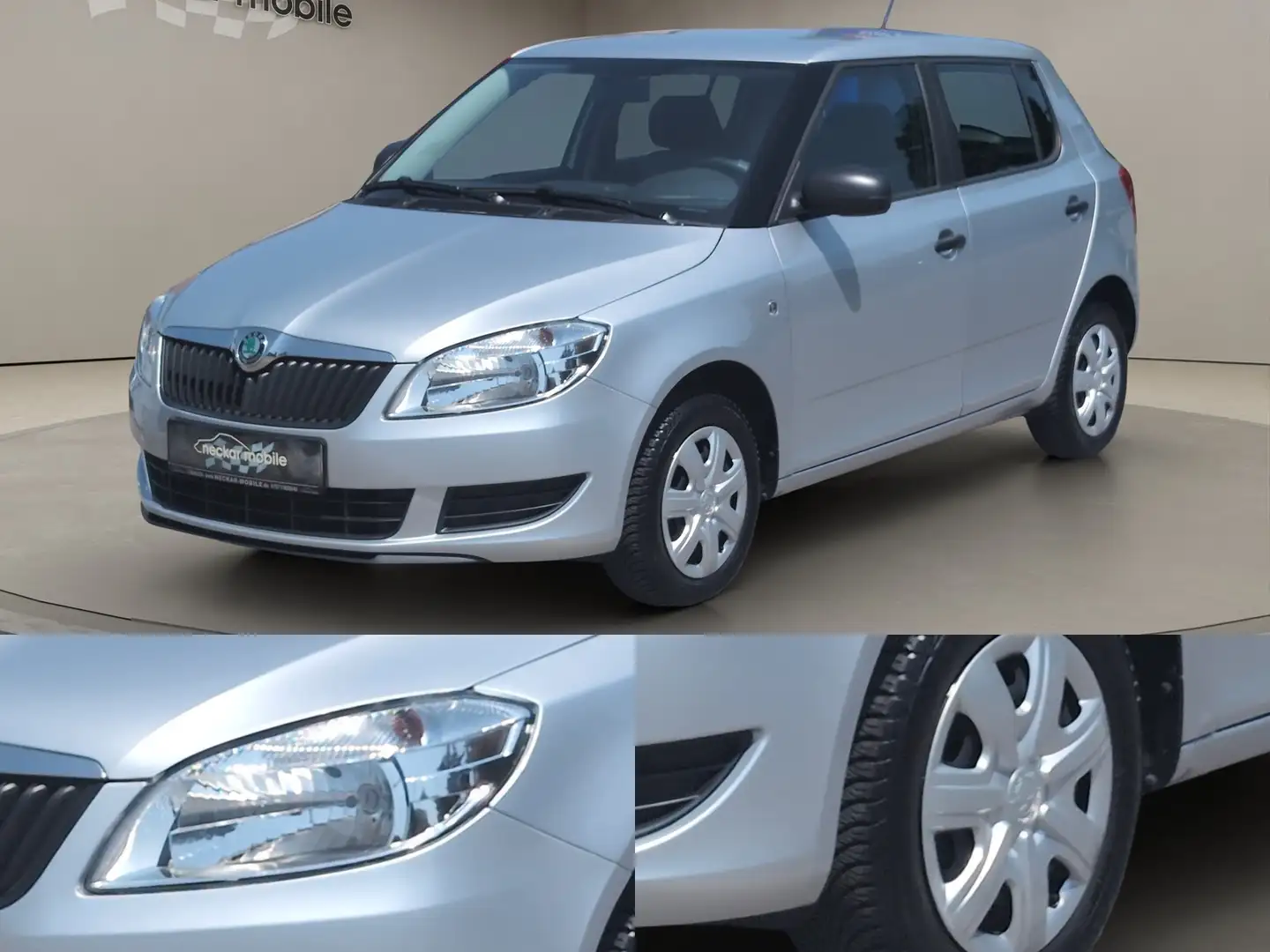 Skoda Fabia Classic 1.2TSi Klima PDC 1Hand Original km Silber - 2