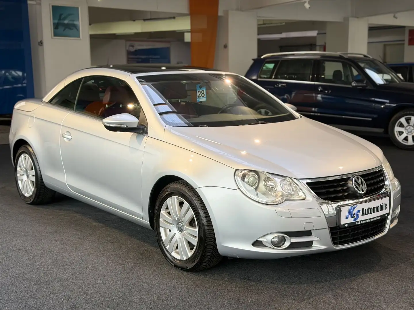 Volkswagen Eos 1.4*LEDER*NAVI*XENON*PDC*ELEKTR.-SITZE* Silber - 1