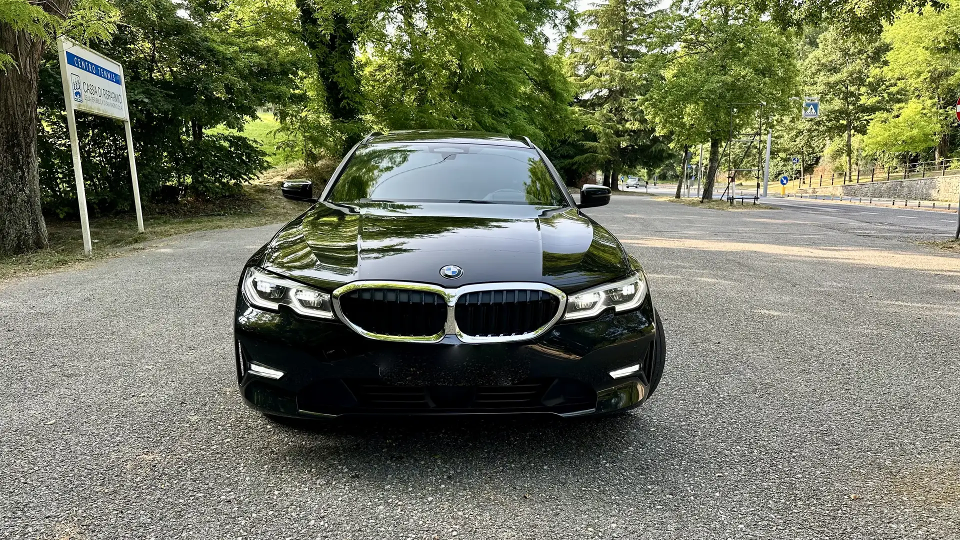 BMW 320 320d Touring mhev 48V Msport auto, garanzia Czarny - 2