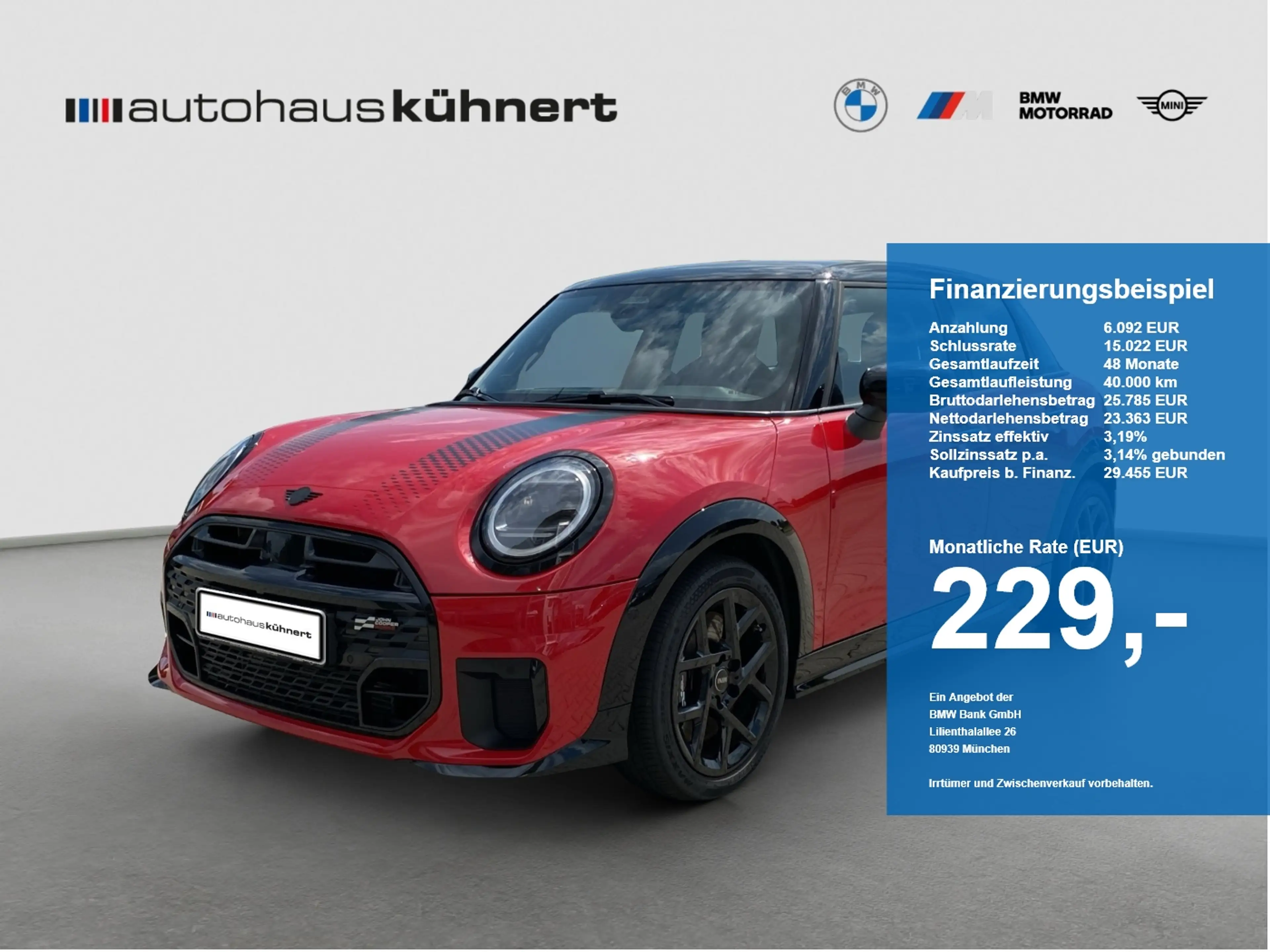 MINI Cooper C 5-Türer LED SpurAss HUD HiFi ParkAss