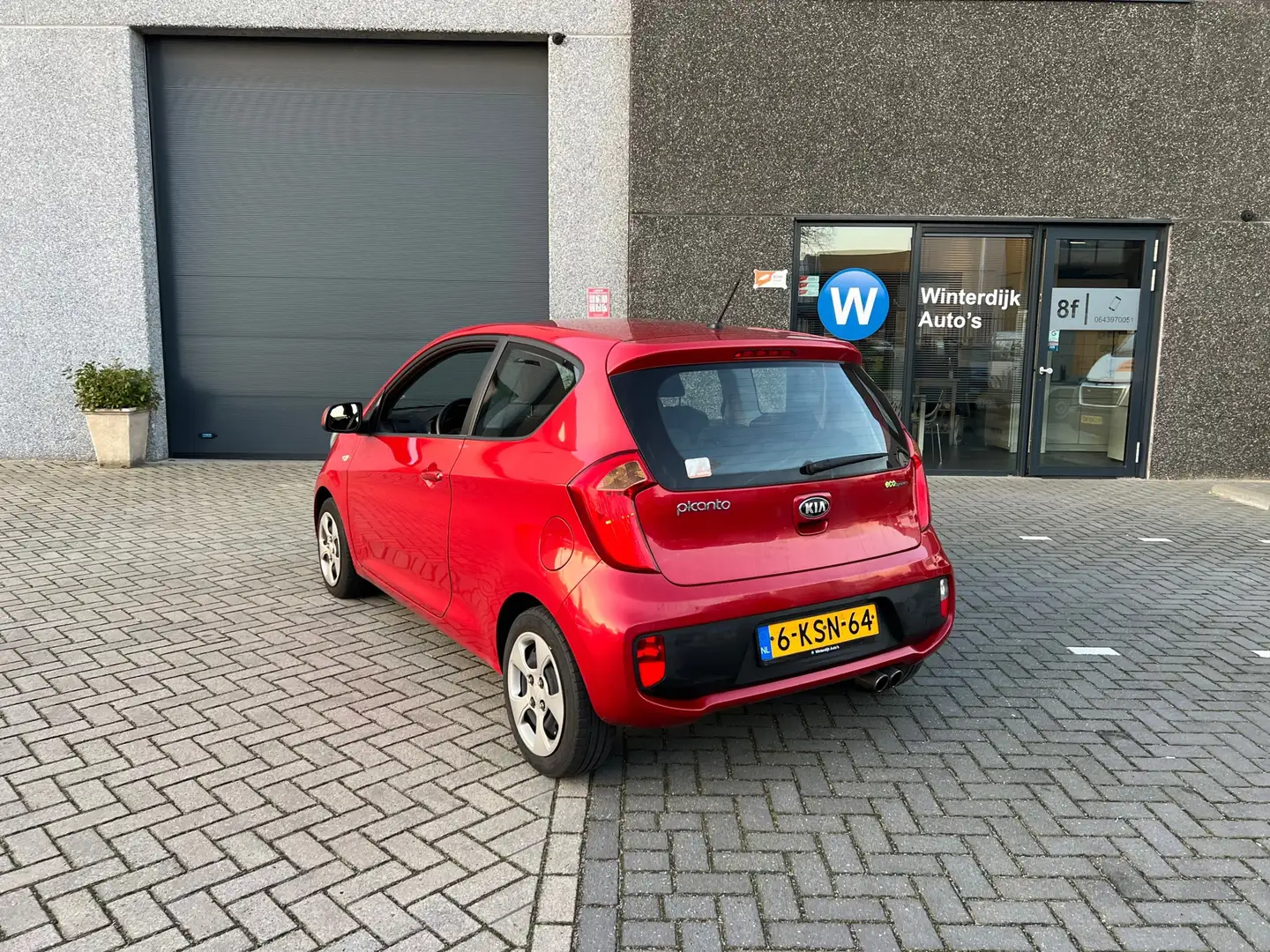 Kia Picanto 1.0 CVVT Airco! Cruise! Nap! Nieuwe Apk! Rouge - 2
