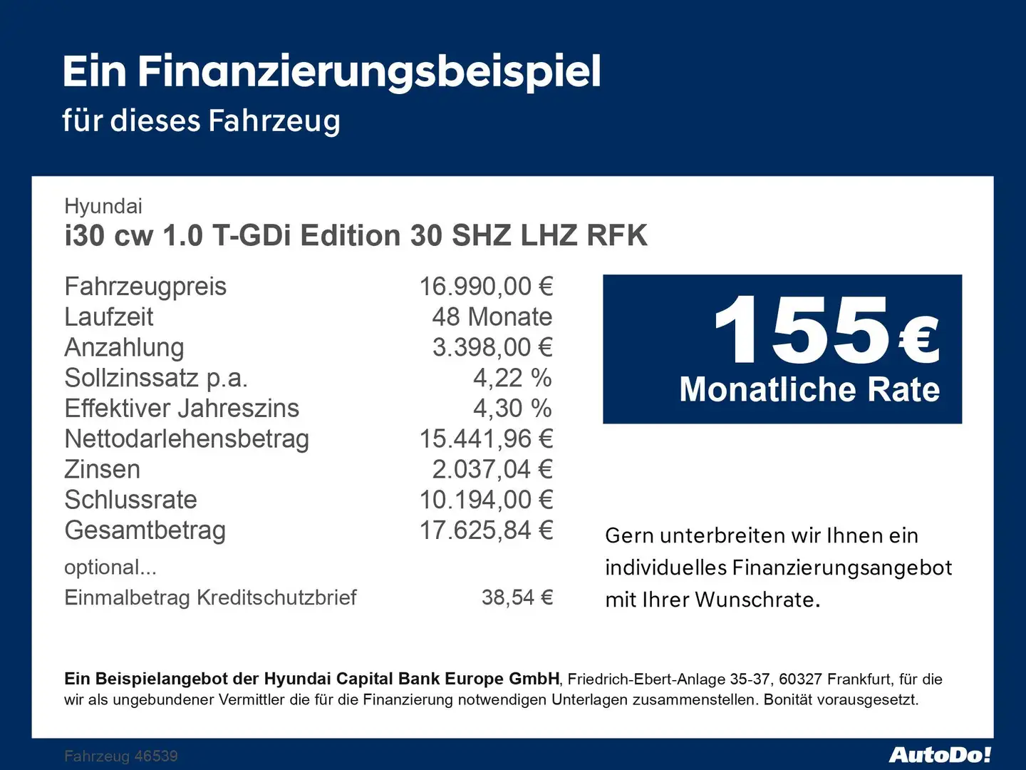 Hyundai i30 cw 1.0 T-GDi Edition 30 SHZ LHZ RFK Bluetooth Silber - 2