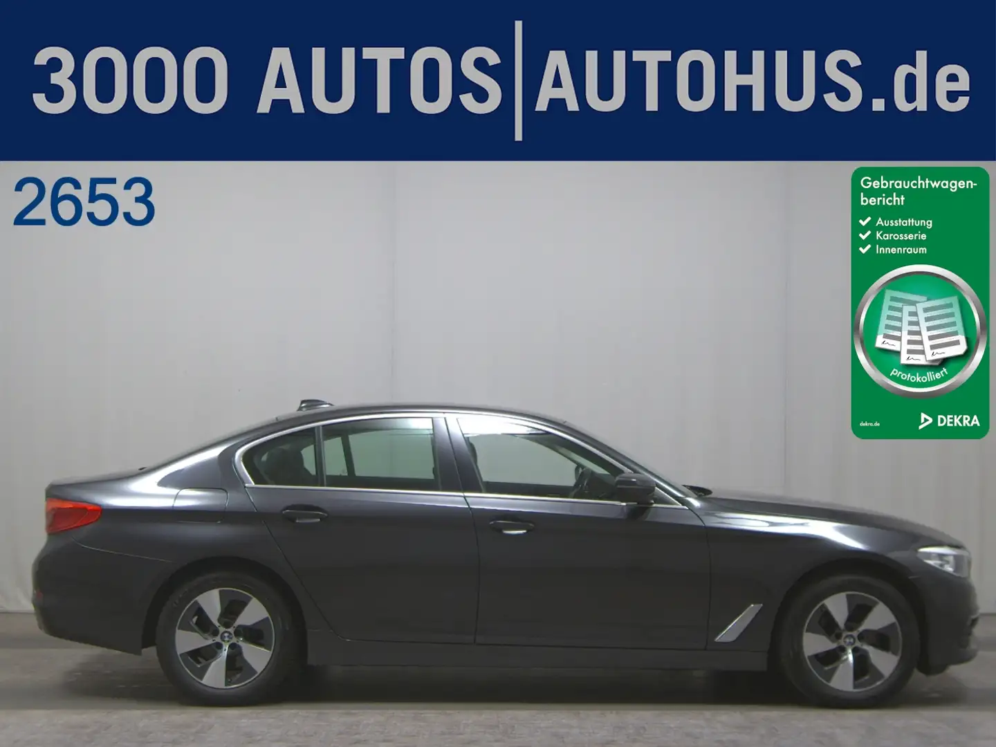 BMW 530 i AHK Navi LED LC Pro el.Heck RFK Memory LM Grau - 1