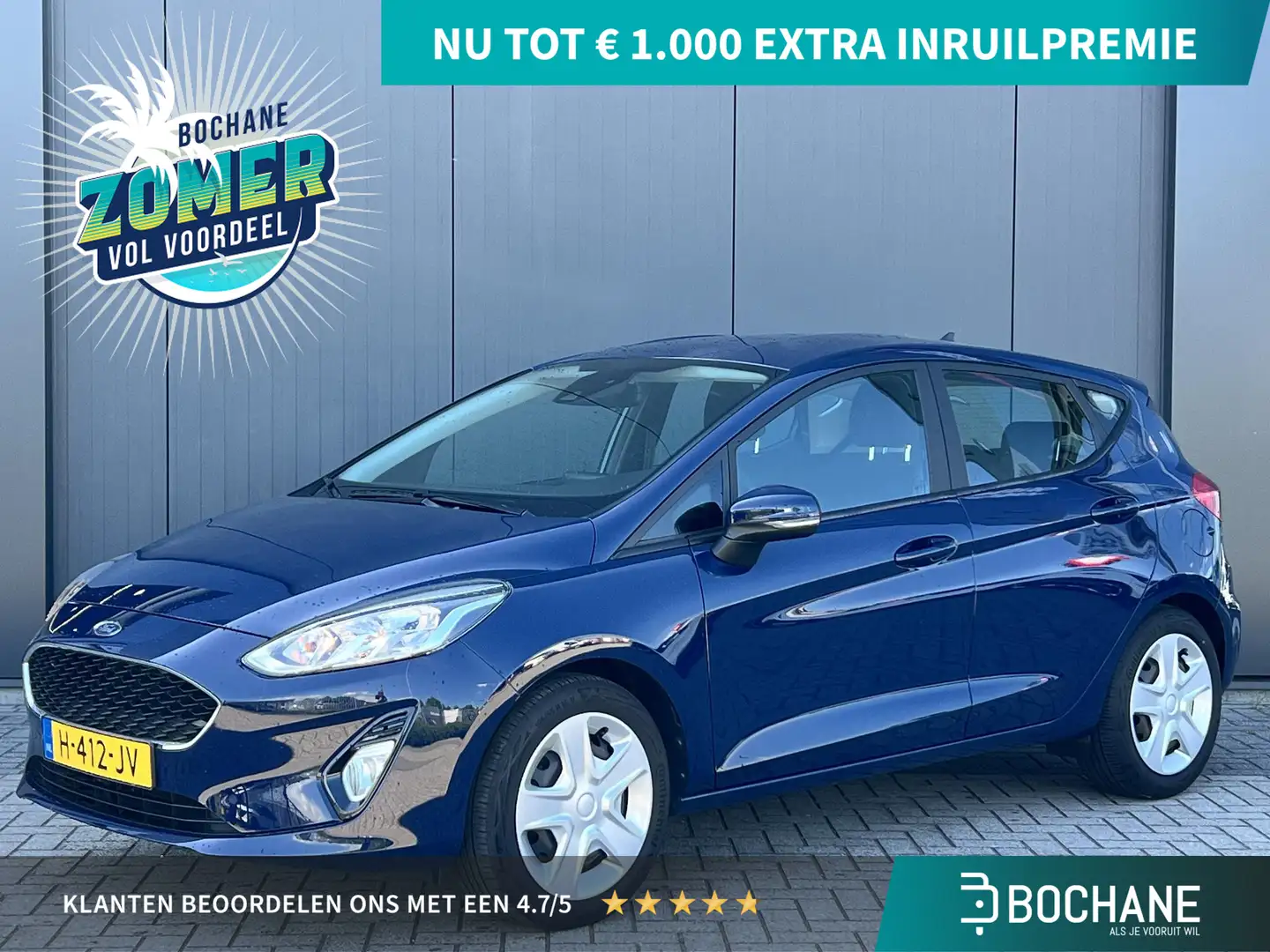 Ford Fiesta 1.0 EcoBoost Connected | Apple CarPlay / Android A Blauw - 1