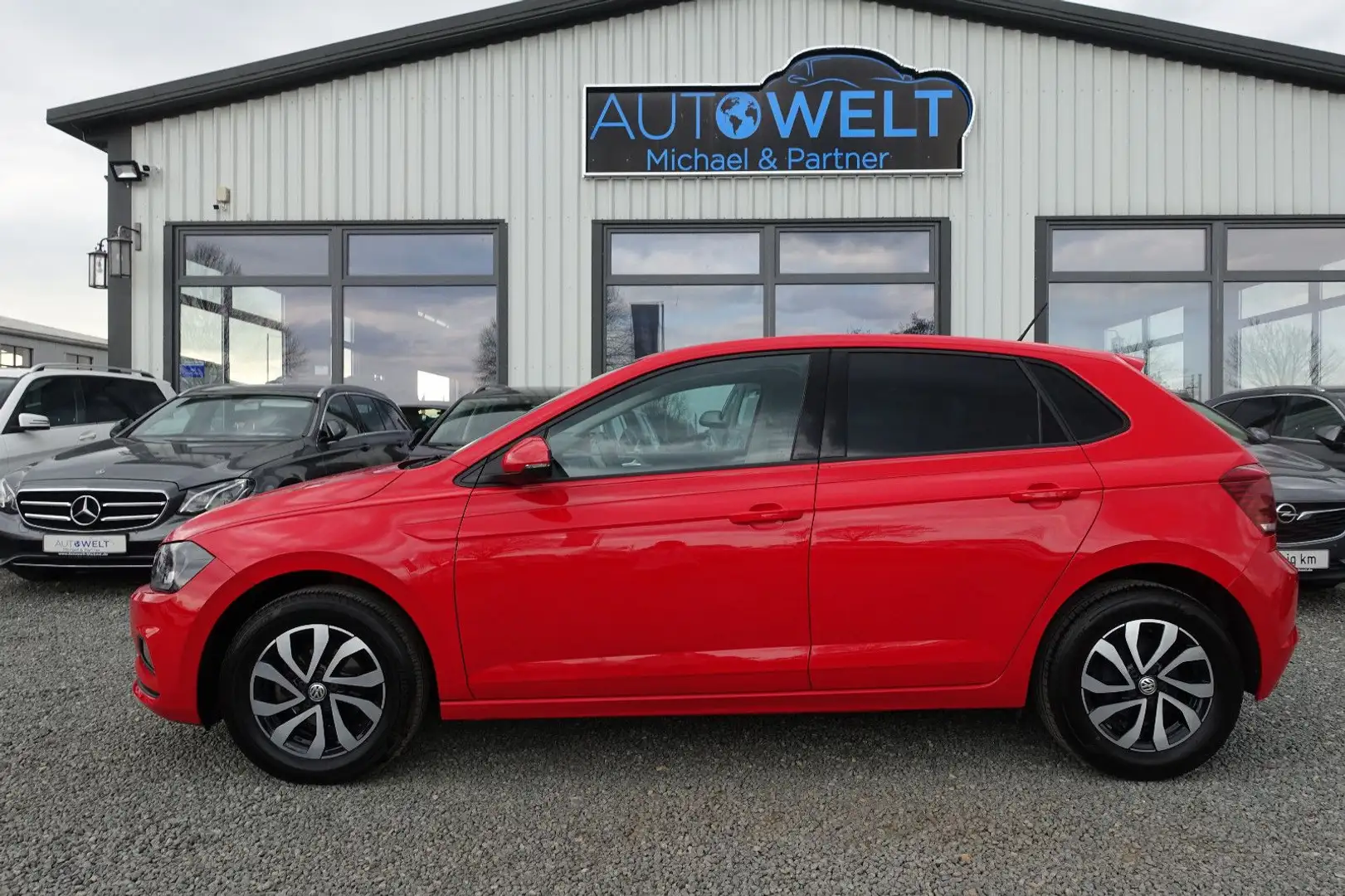 Volkswagen Polo VI Comfortline 1.0 95 PS KLIMA APP PDC ALU Rosso - 1
