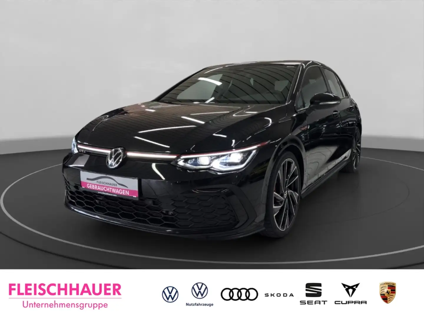 Volkswagen Golf GTI VIII 2.0 TSI MATRIX+ACC+RFK+NAVI+PANO+CARPLAY Schwarz - 1
