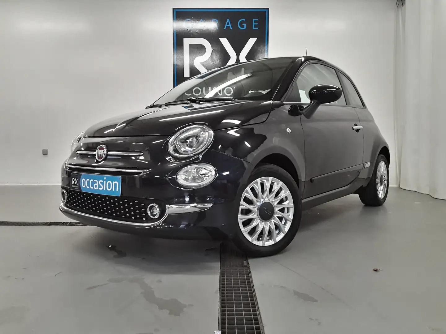 Fiat 500 500 1.0i MHEV Lounge Zwart - 1