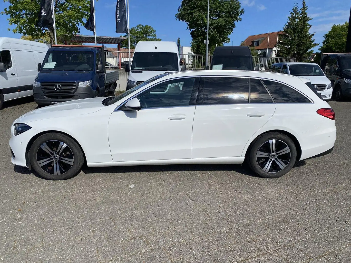 Mercedes-Benz C 200 dT Avantgarde Advanced Plus Pano/Burm/Dist Blanc - 2