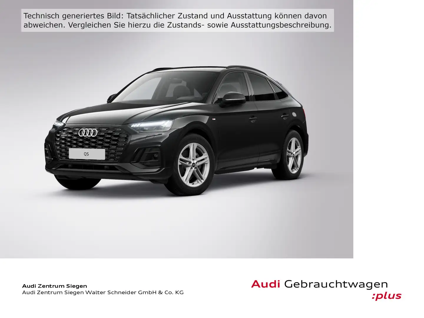 Audi Q5 40 TDI quattro 2x S Line Pano Matri Schwarz - 1