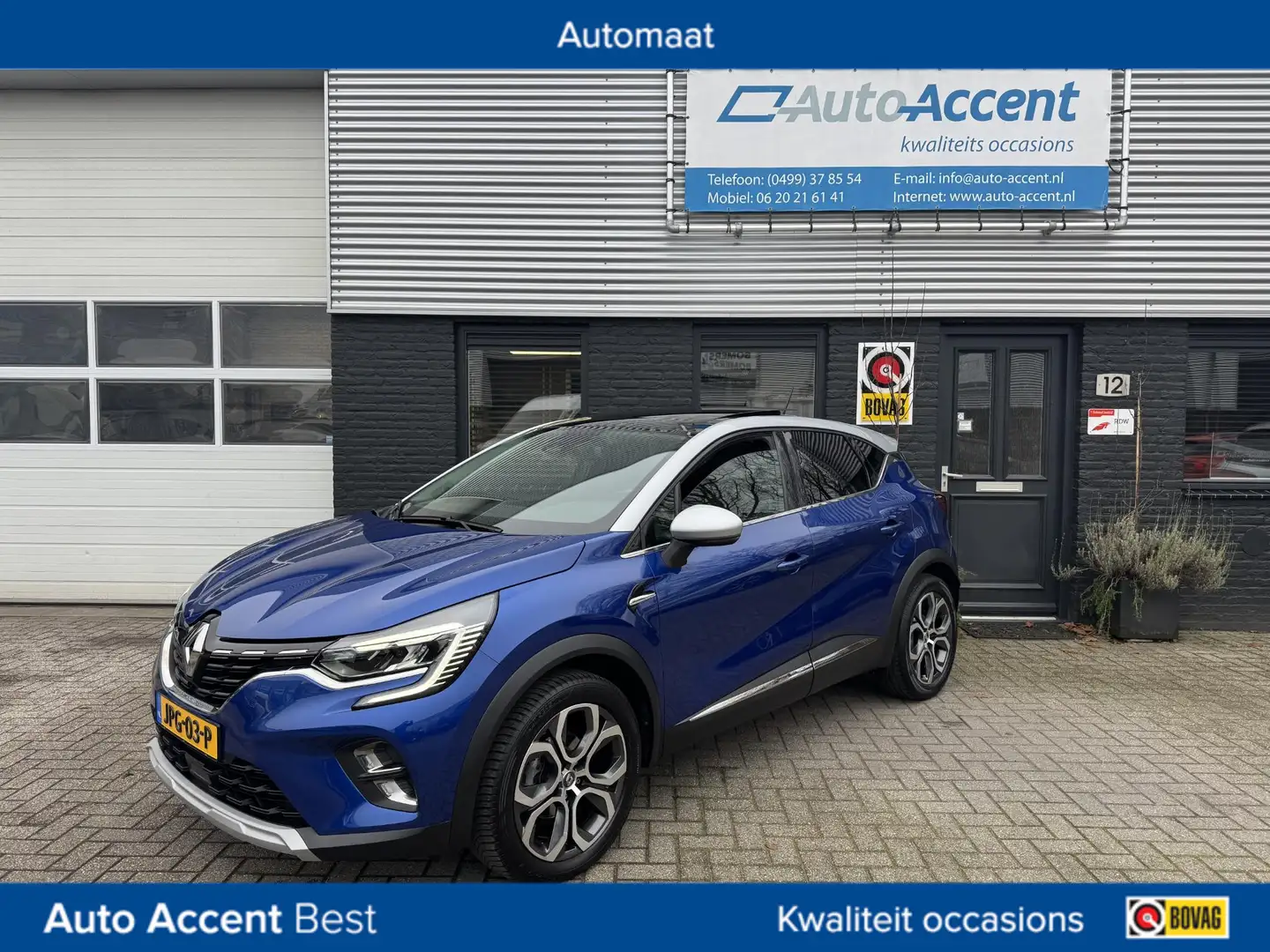 Renault Captur 1.3 TCe 130 Intens Automaat/Navi/Schuifdak/60dkm.. Blau - 1