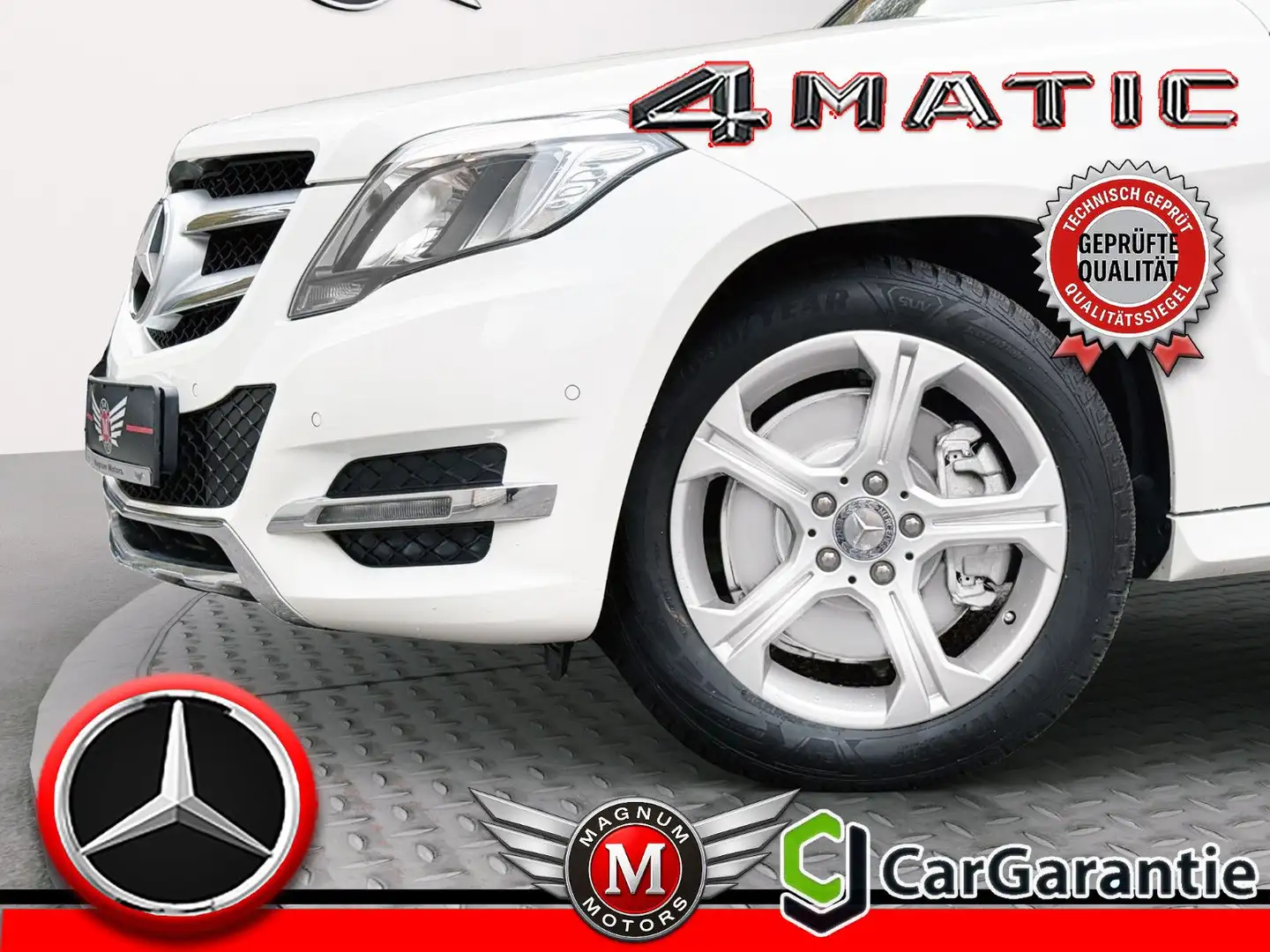 Mercedes-Benz GLK 250 CDI BT 4MATIC *Aut.*Navi*Temp.*PDC*AHK* Weiß - 1