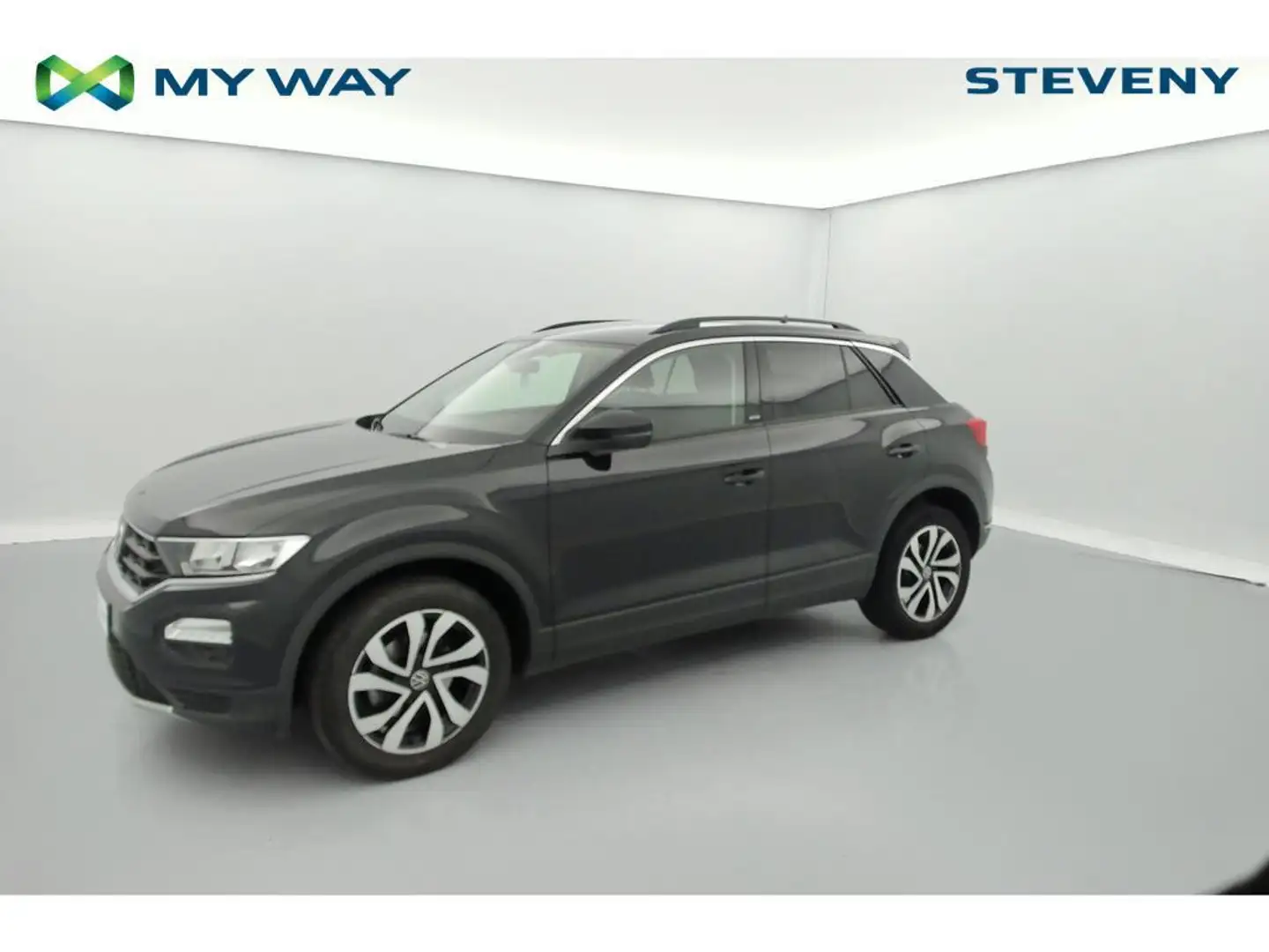 Volkswagen T-Roc Active 1.0TSI * Carplay * Caméra * Navi Noir - 1