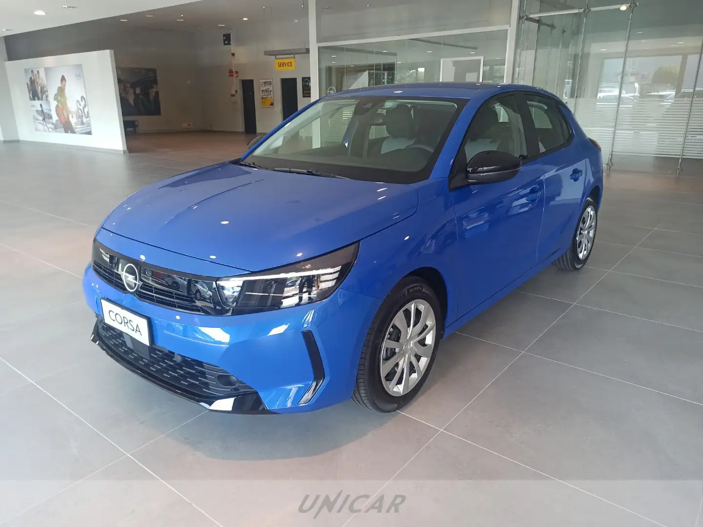 Opel Corsa 1.2 edition s&s 100cv at8 Blau - 1