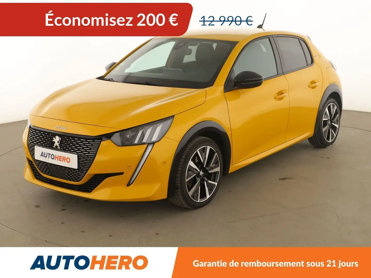 Peugeot 208 1.5 Blue-HDi GT Line Jaune - 1