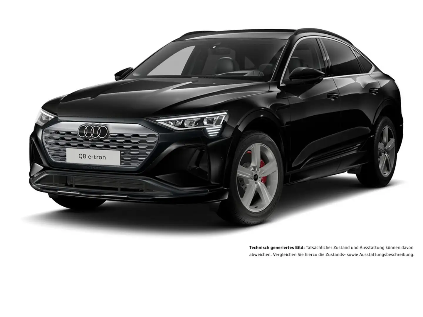 Audi Q8 e-tron Sportback 55 quattro S LINE AHK LM20 Schwarz - 2