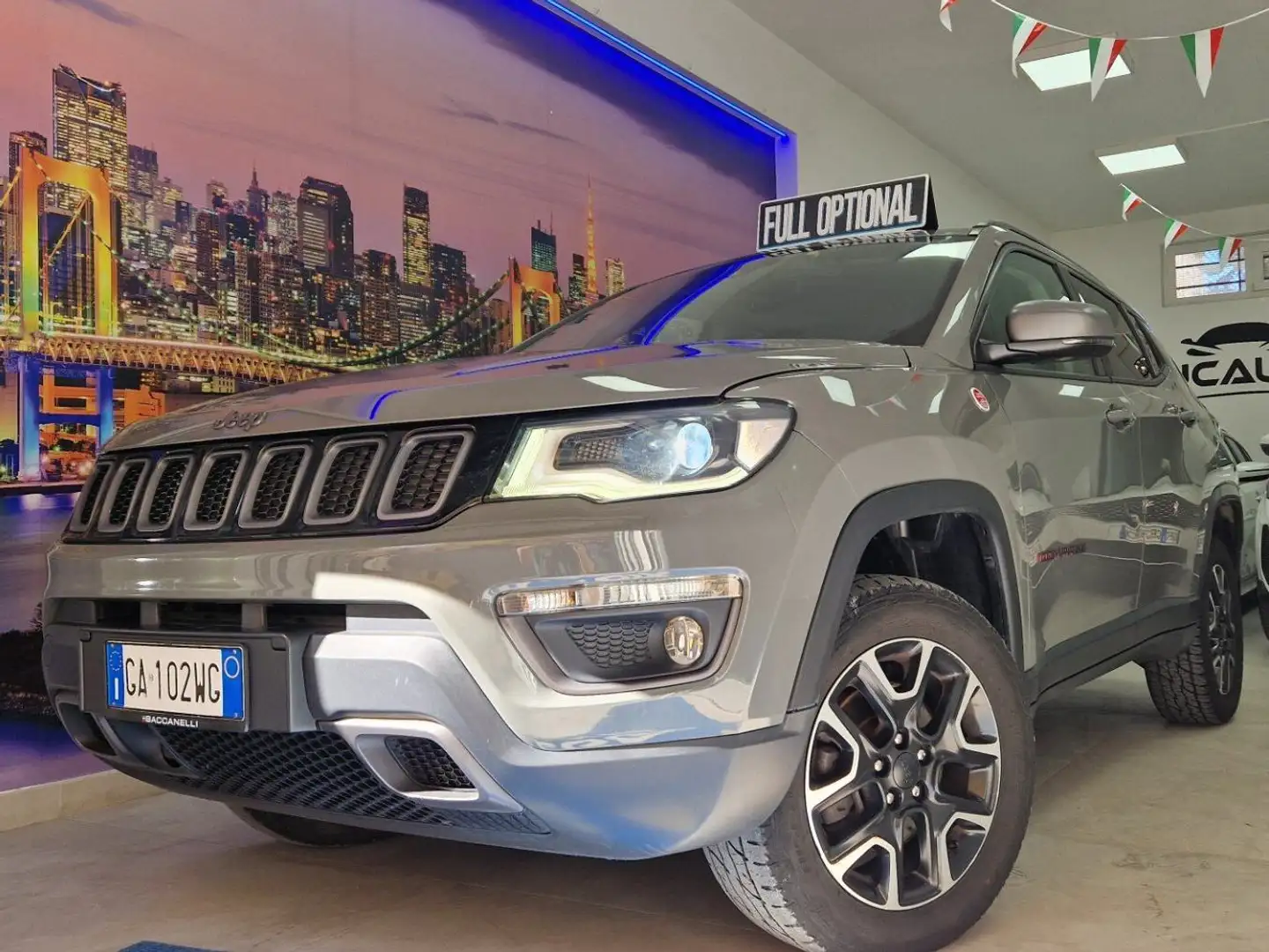 Jeep Compass Compass II 2017 2.0 mjt Trailhawk 4wd  170cv auto Gris - 2