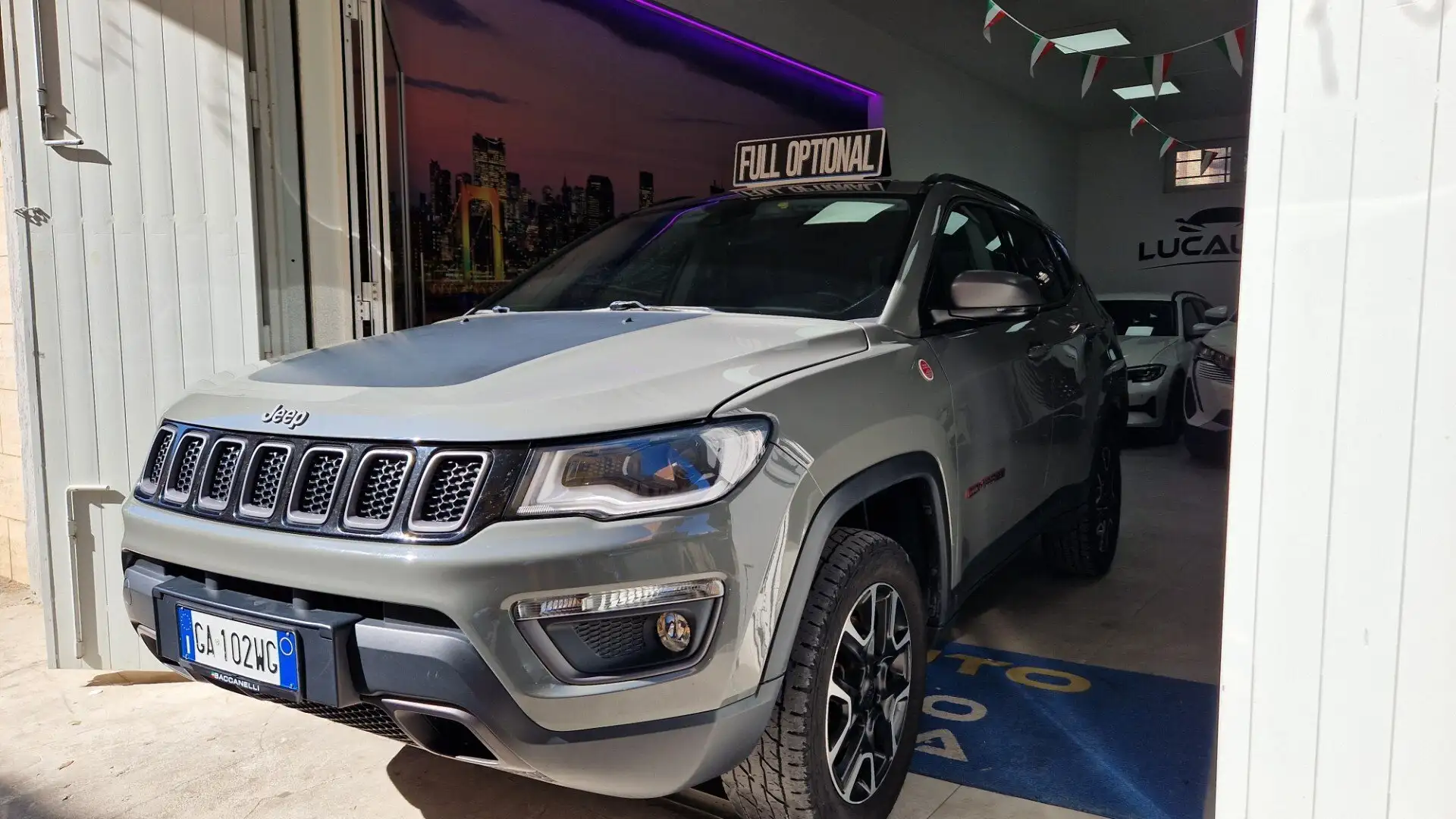 Jeep Compass Compass II 2017 2.0 mjt Trailhawk 4wd  170cv auto Gris - 1