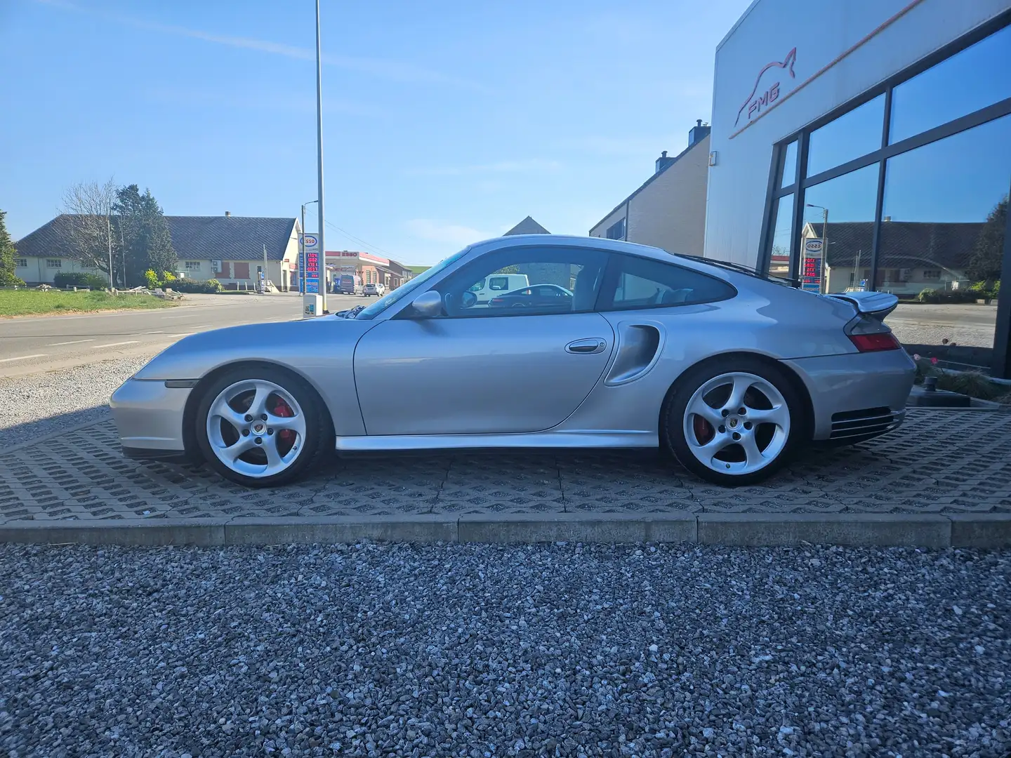 Porsche 911 *** 996 Turbo 3.6, manual gearbox,  sun roof *** Argent - 2