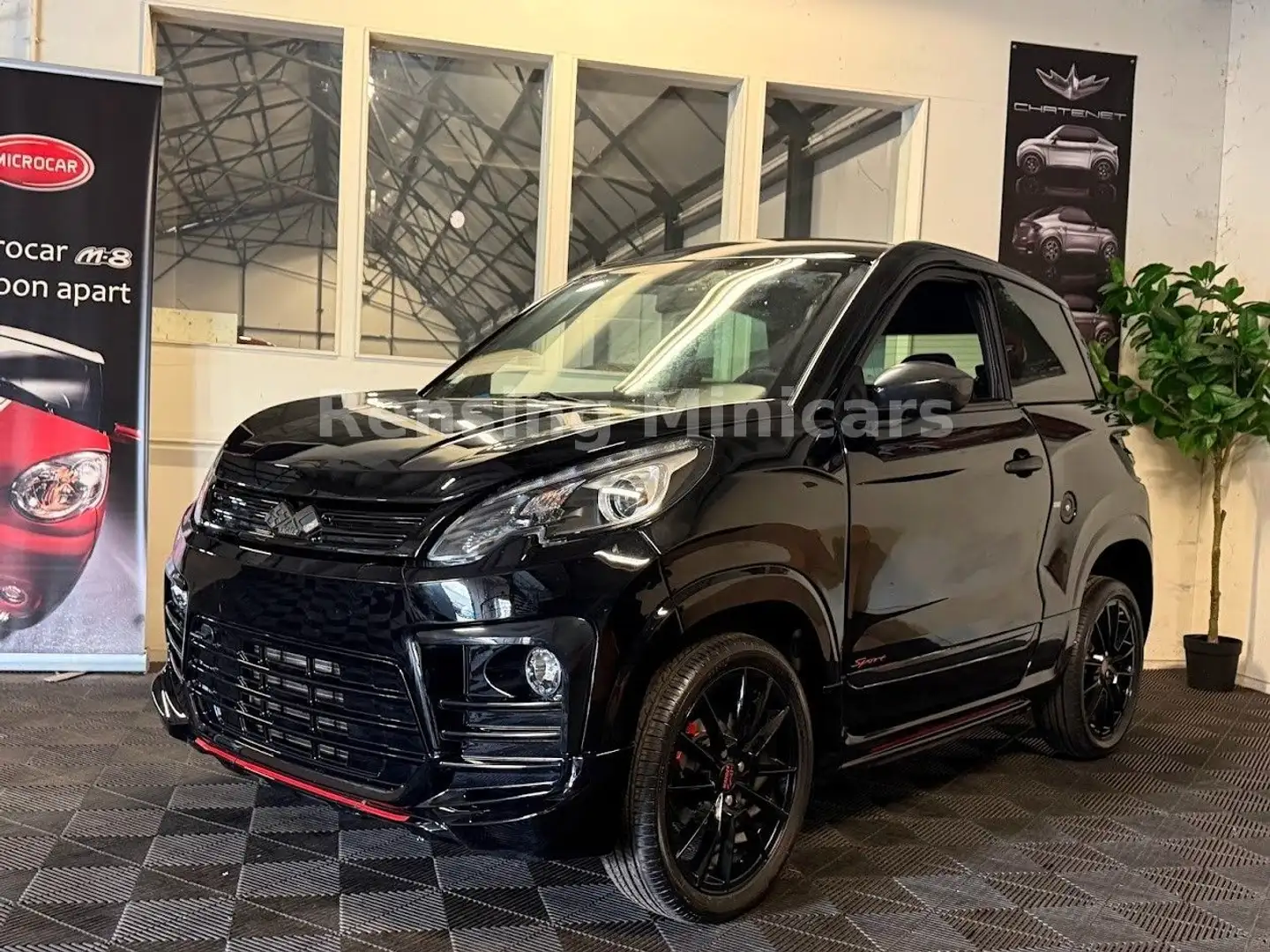 Ligier JS 60 JS60 Apple Carplay Black Mopedauto Microcar 45KM Schwarz - 2