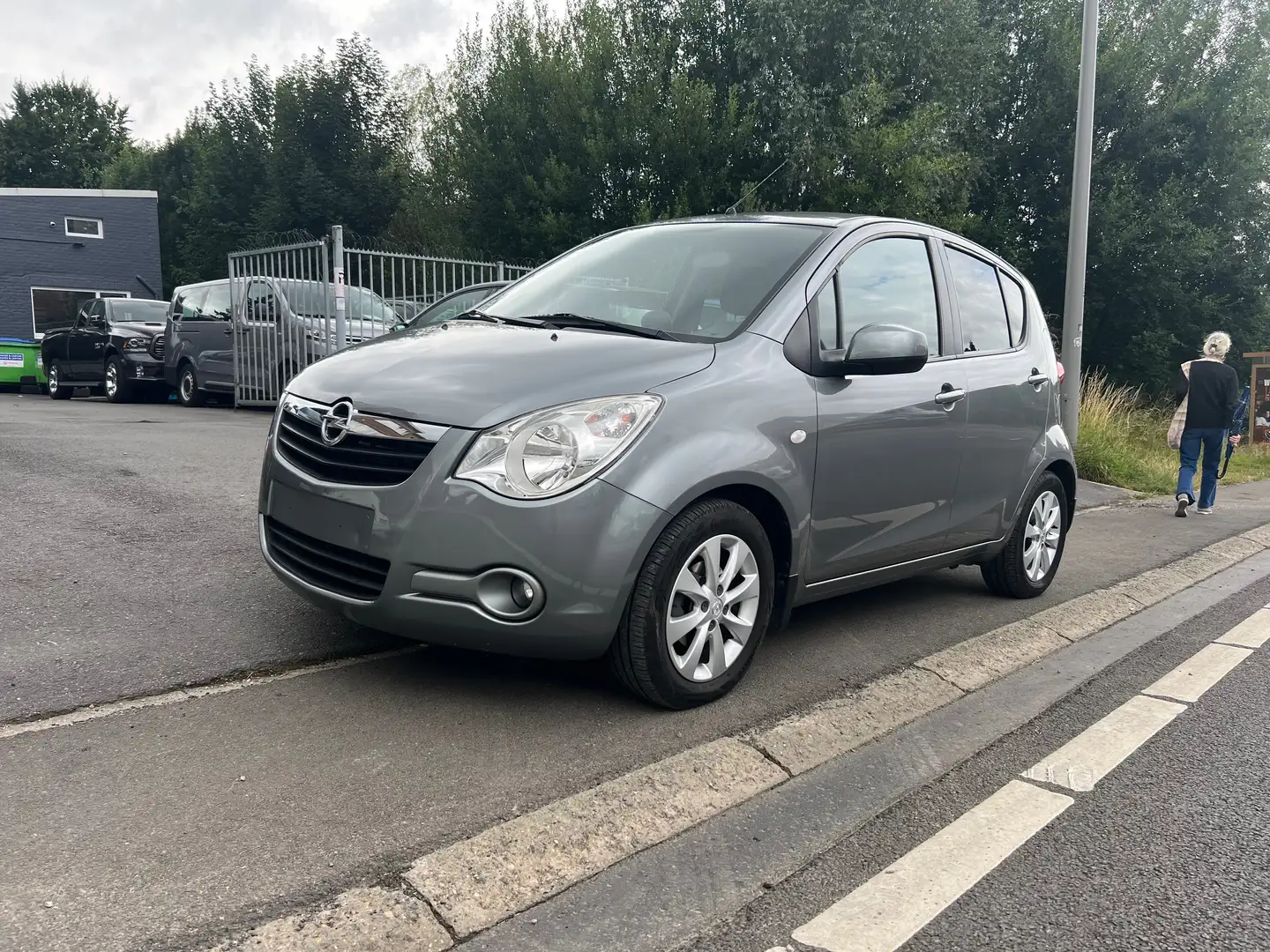 Opel Agila 1.2i Enjoy AUTOMATIQUE 47.000KMS airco garantie Gri - 1