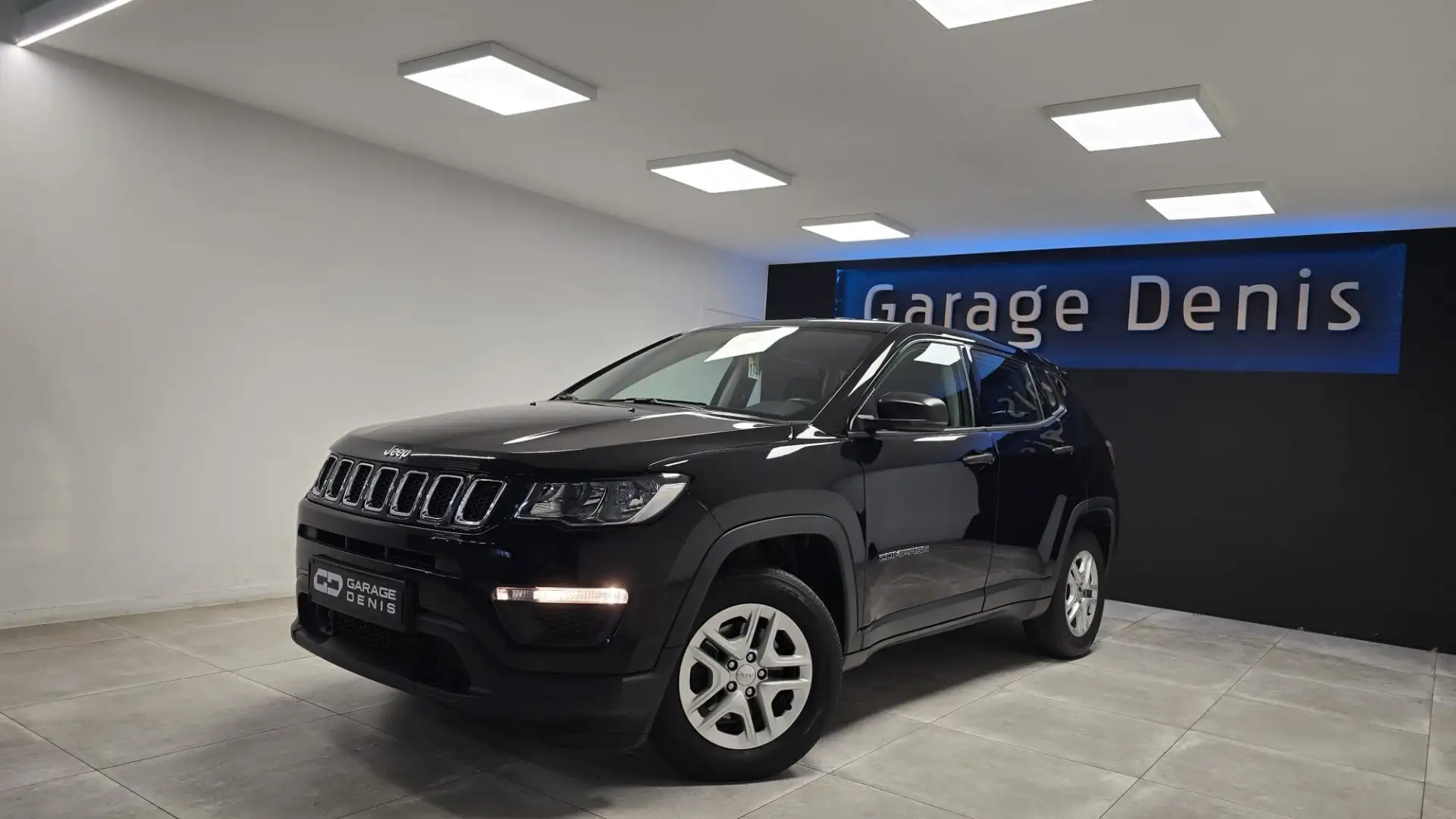 Jeep Compass Compass 1.4 Turbo 4x2 **CUIR*GARANTIE 12 MOIS** Noir - 1