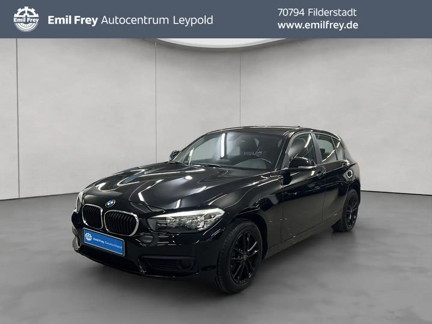 BMW 118 i Navi Schwarz - 1