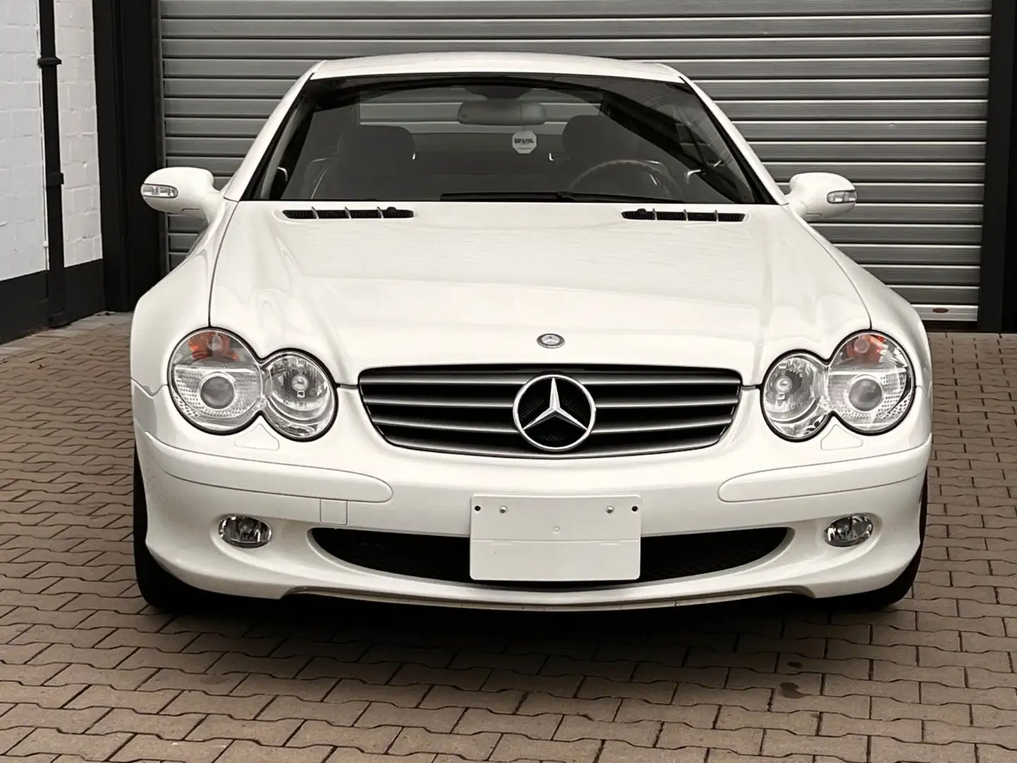 Mercedes-Benz SL 500 R 230, Alabasterweiß / Leder schwarz! Weiß - 2