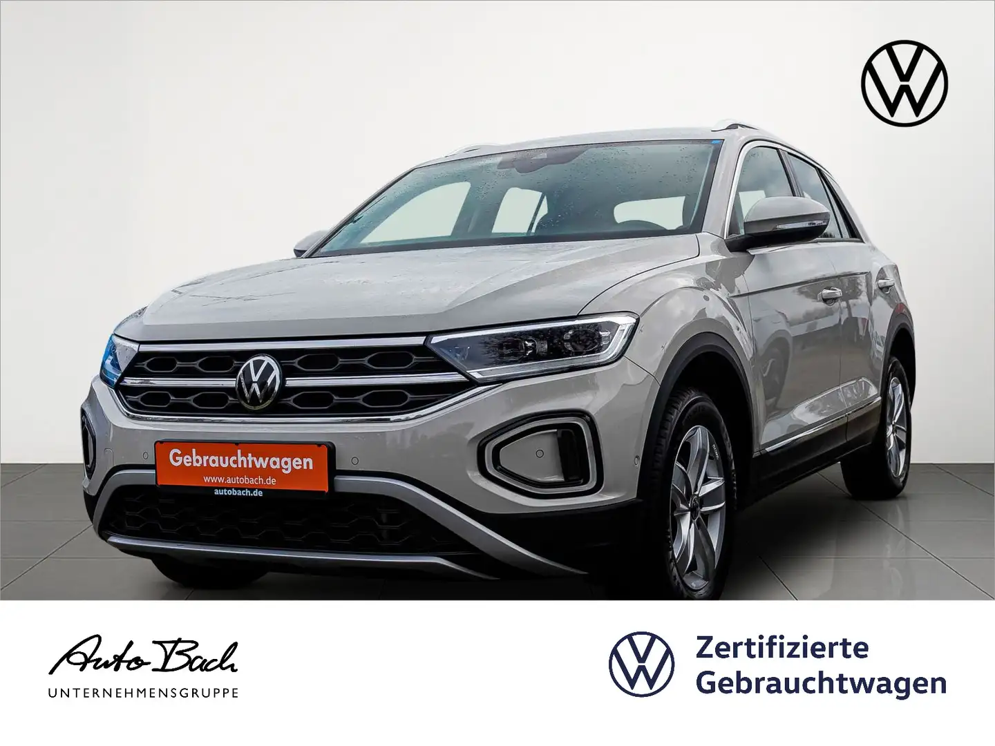 Volkswagen T-Roc Style 1.5 TSI DSG Navi LED ACC CarPlay EPH Grau - 1