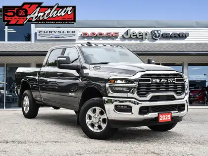 Gray 2025 RAM 2500 Pickup Truck Four-Wheel Drive 8-Speed Automatic